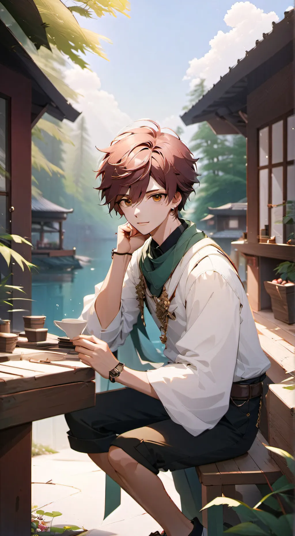 ai character: andrew background