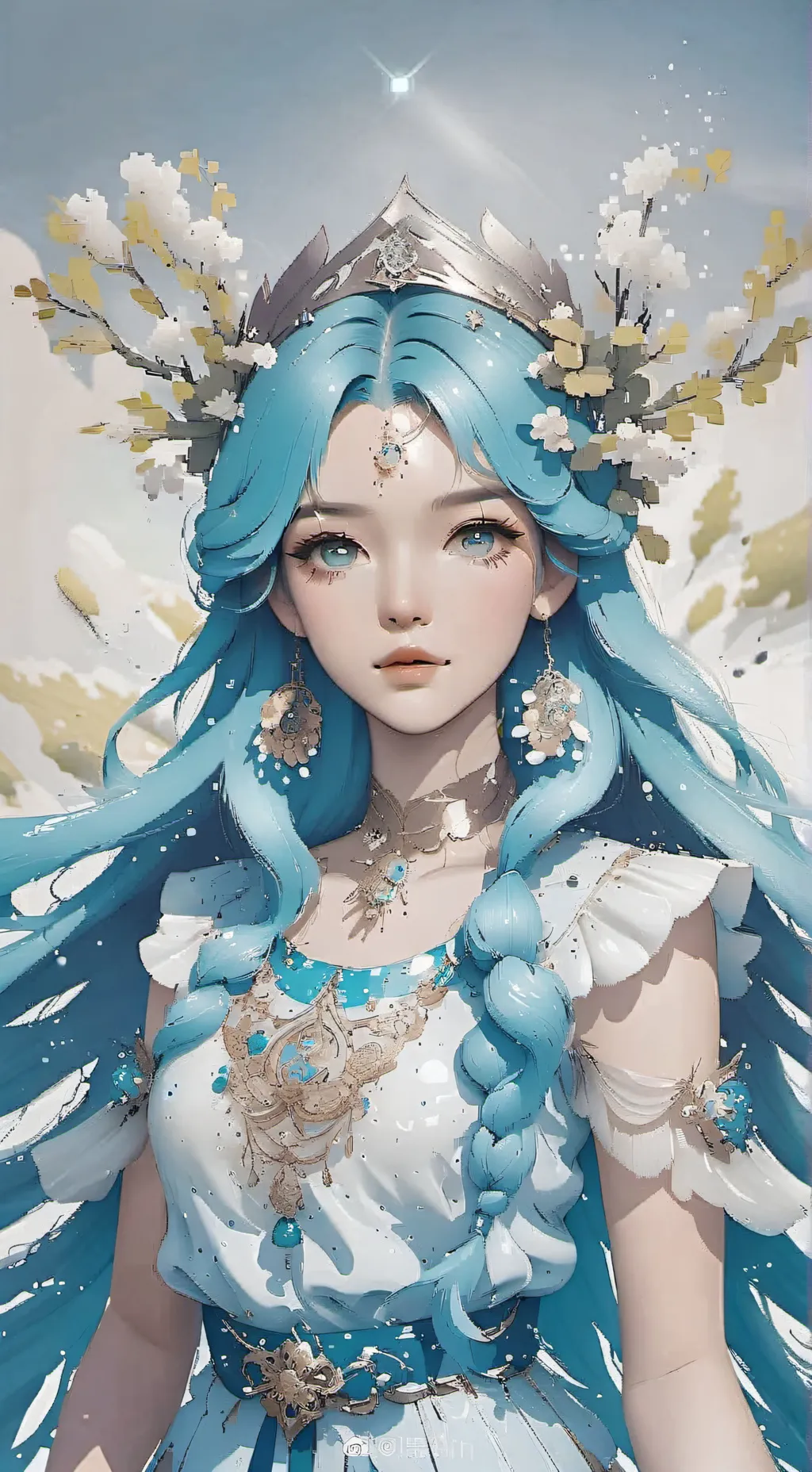 ai character: celestia background