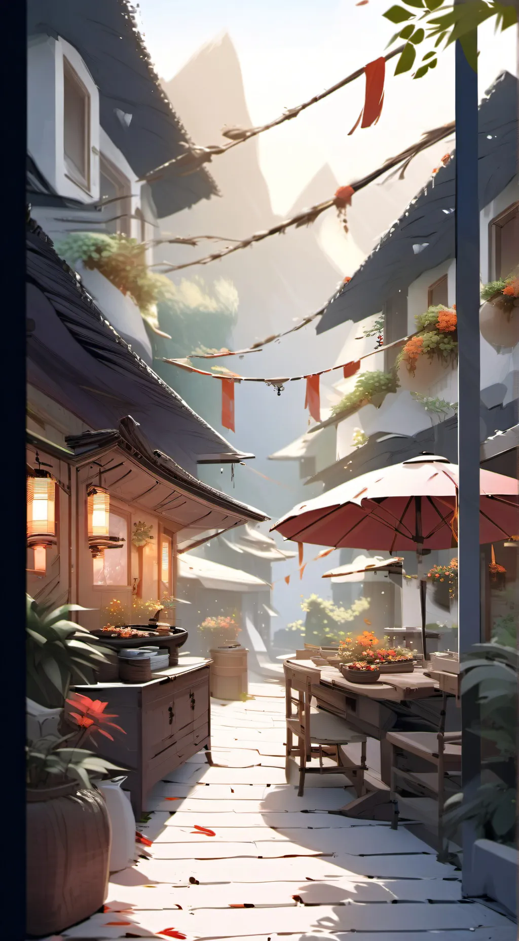 ai character: 😖 background