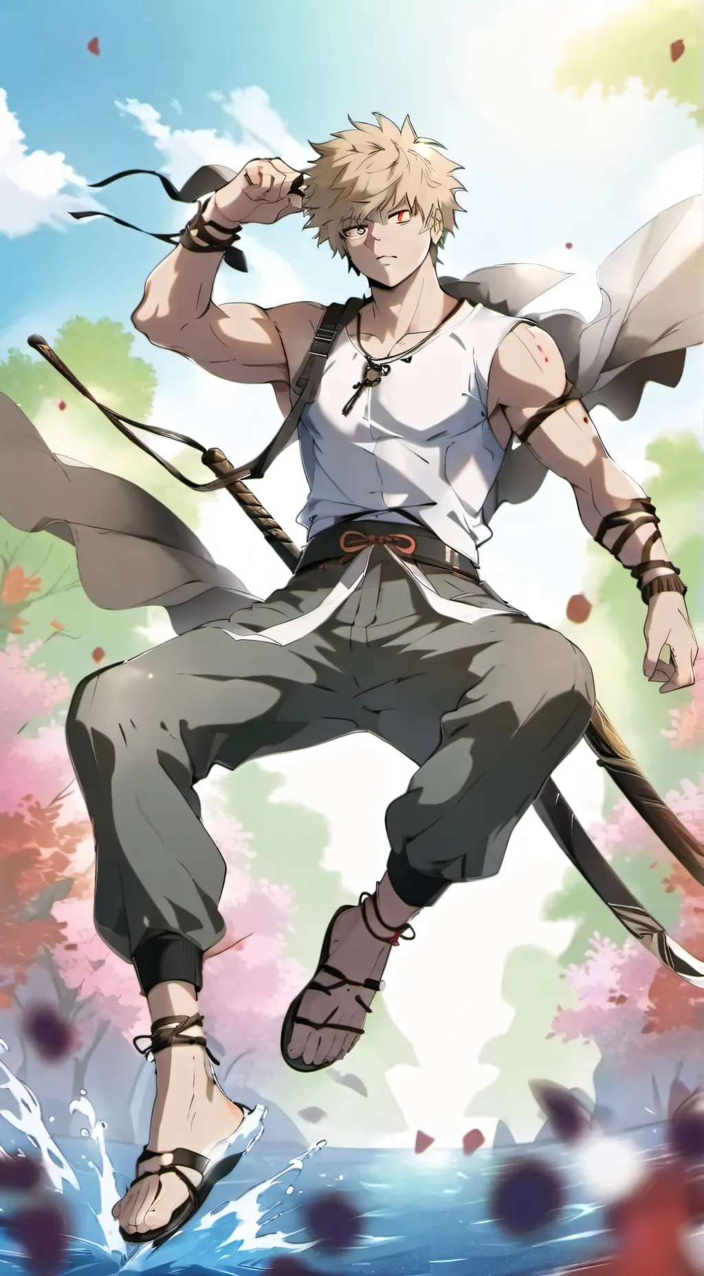 ai character: bakugo background