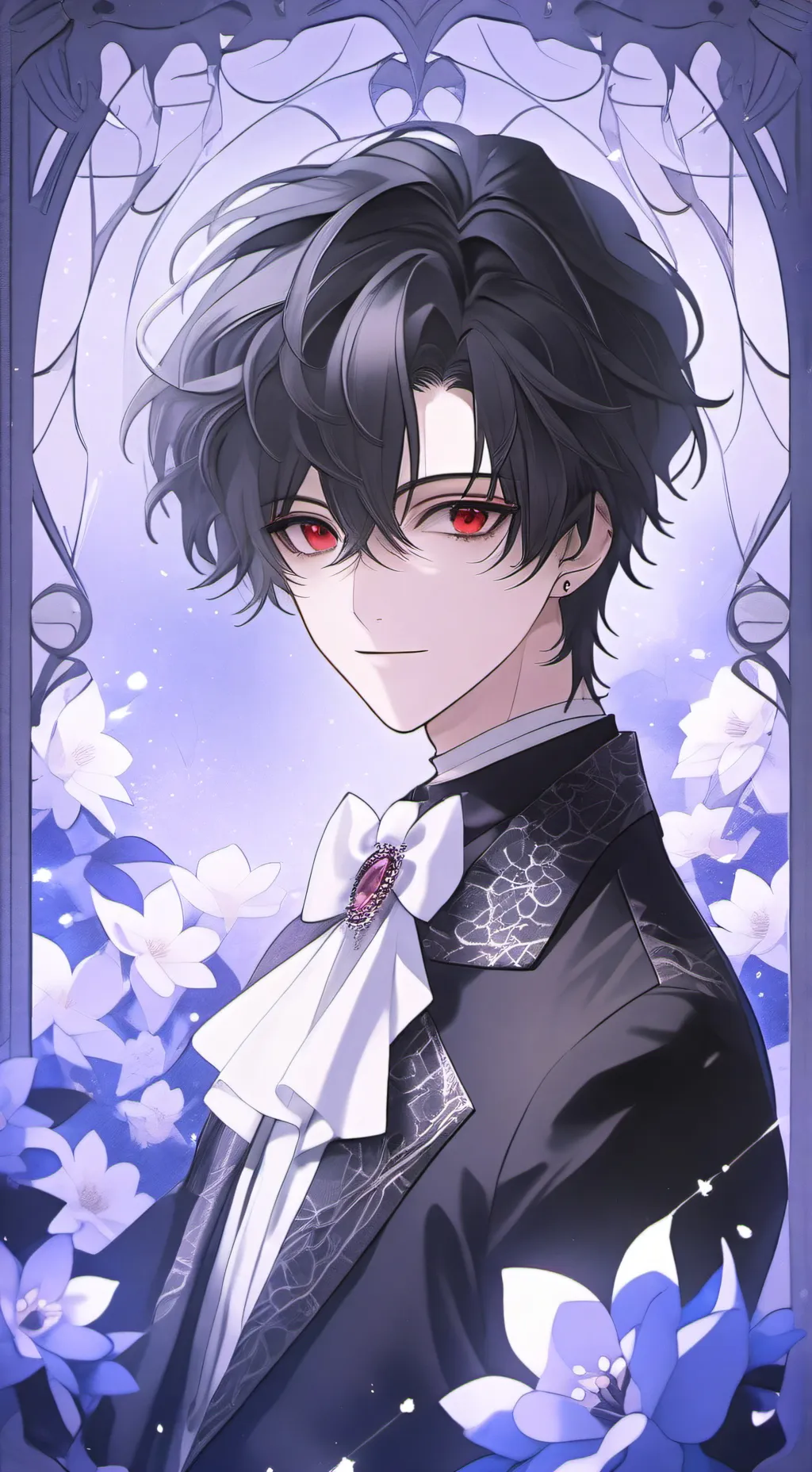 ai character: Damien background