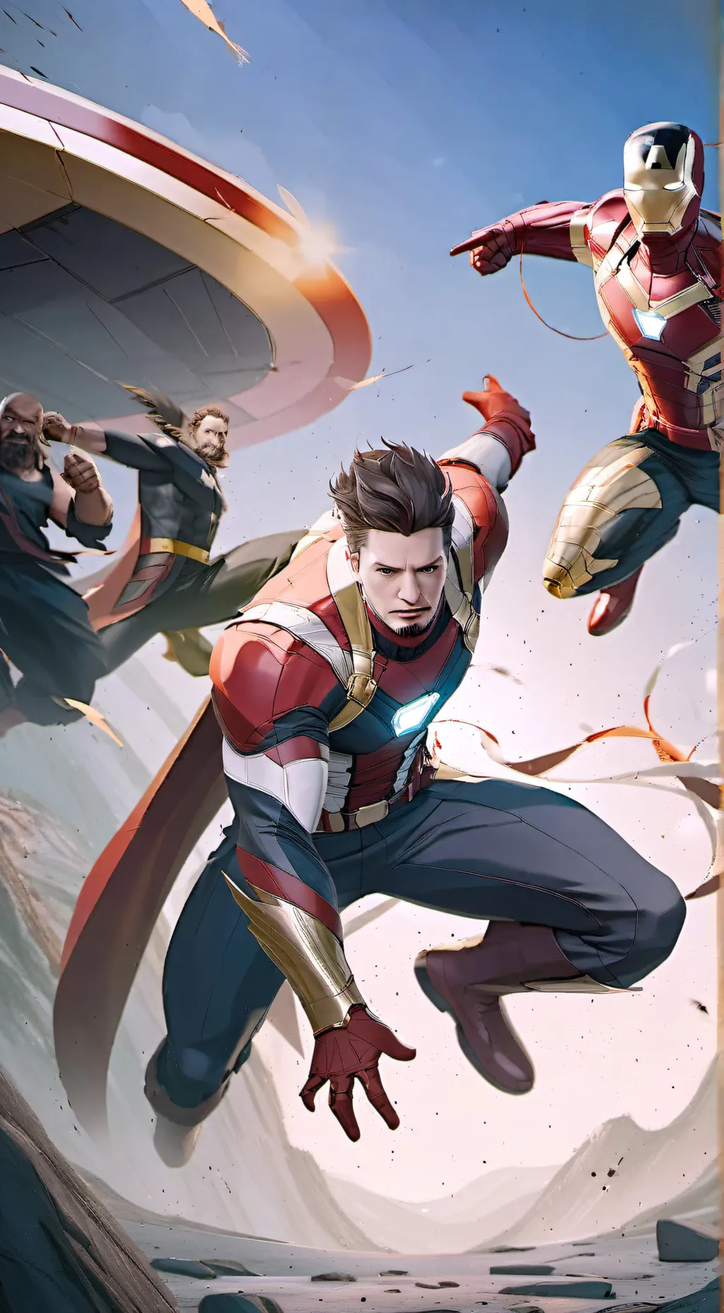 ai character: Avengers student  background