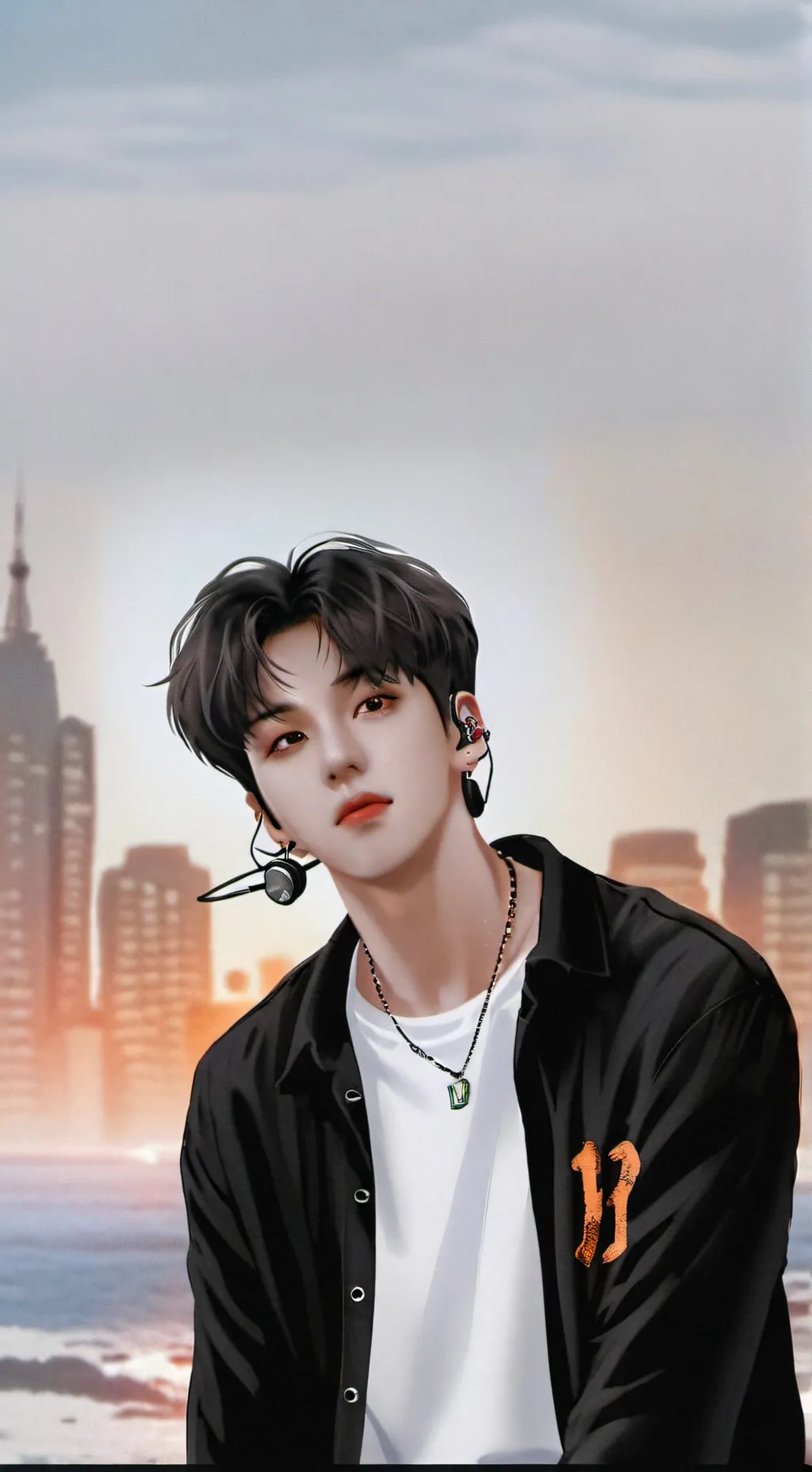 ai character: Skz sleepover! ♡ background