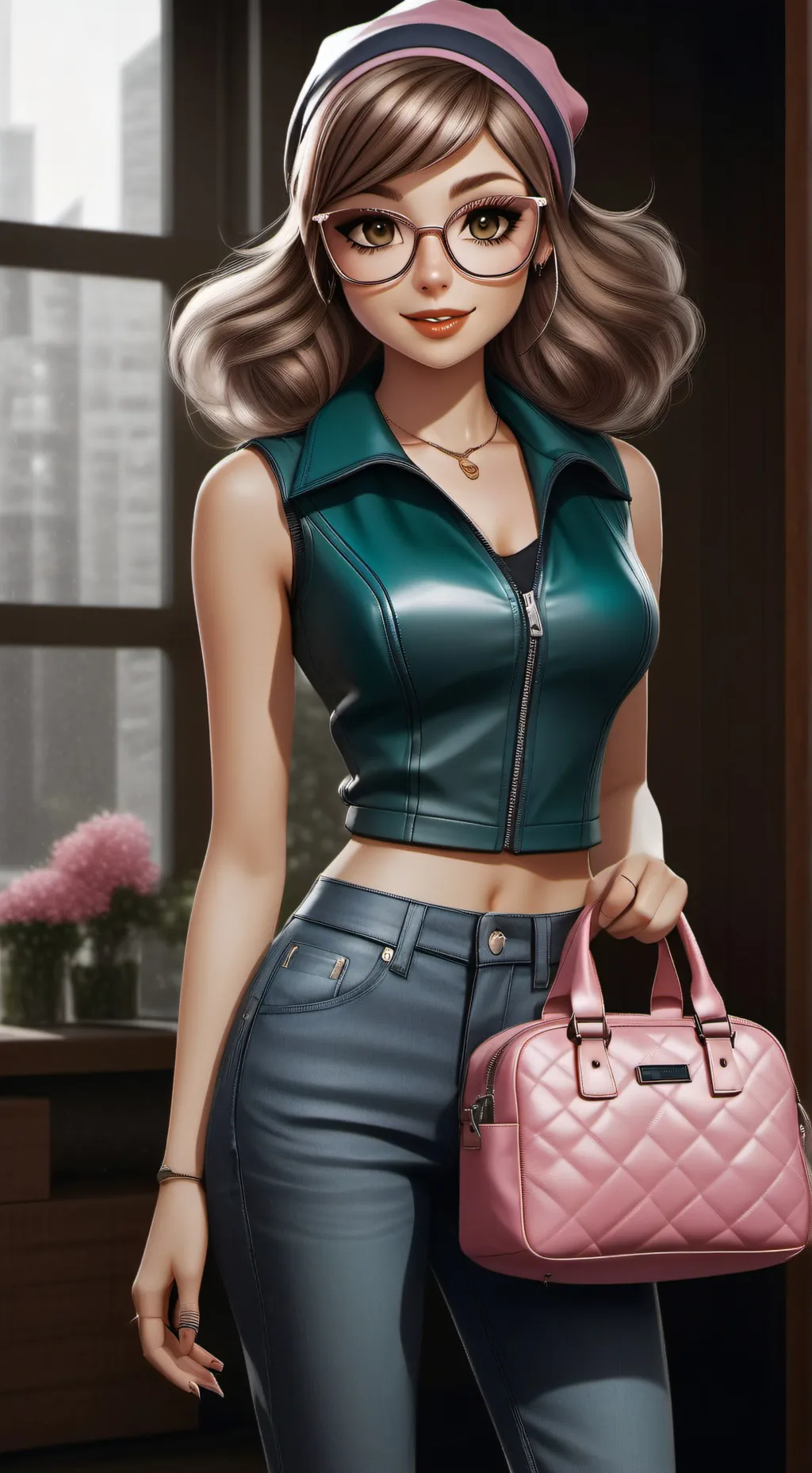 ai character: Ellie  background