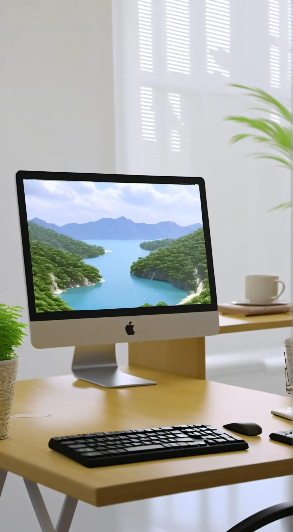 ai character: Game studio remake background