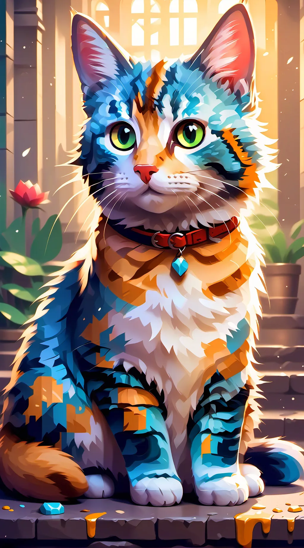 ai character: Kitty background