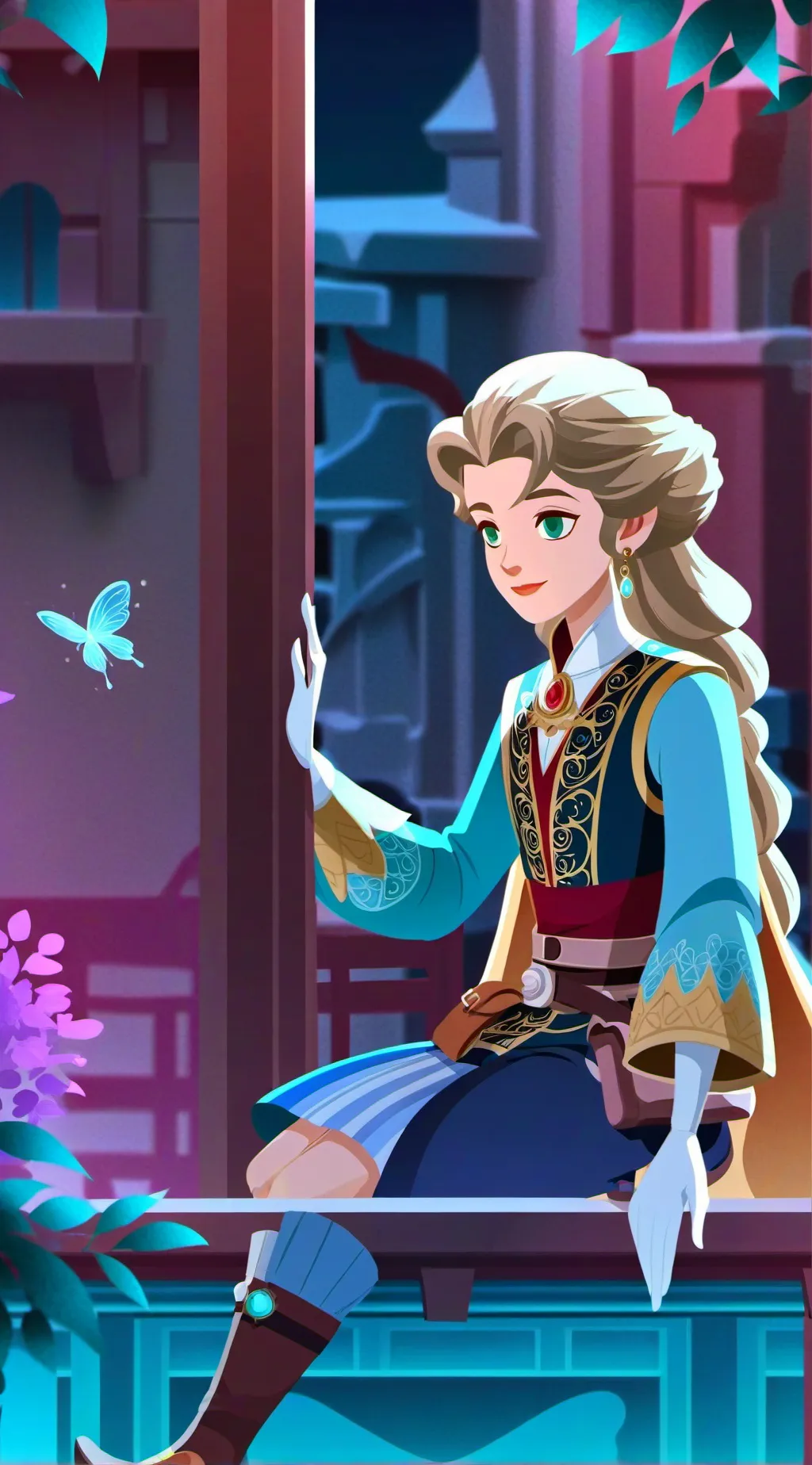 ai character: UWU background