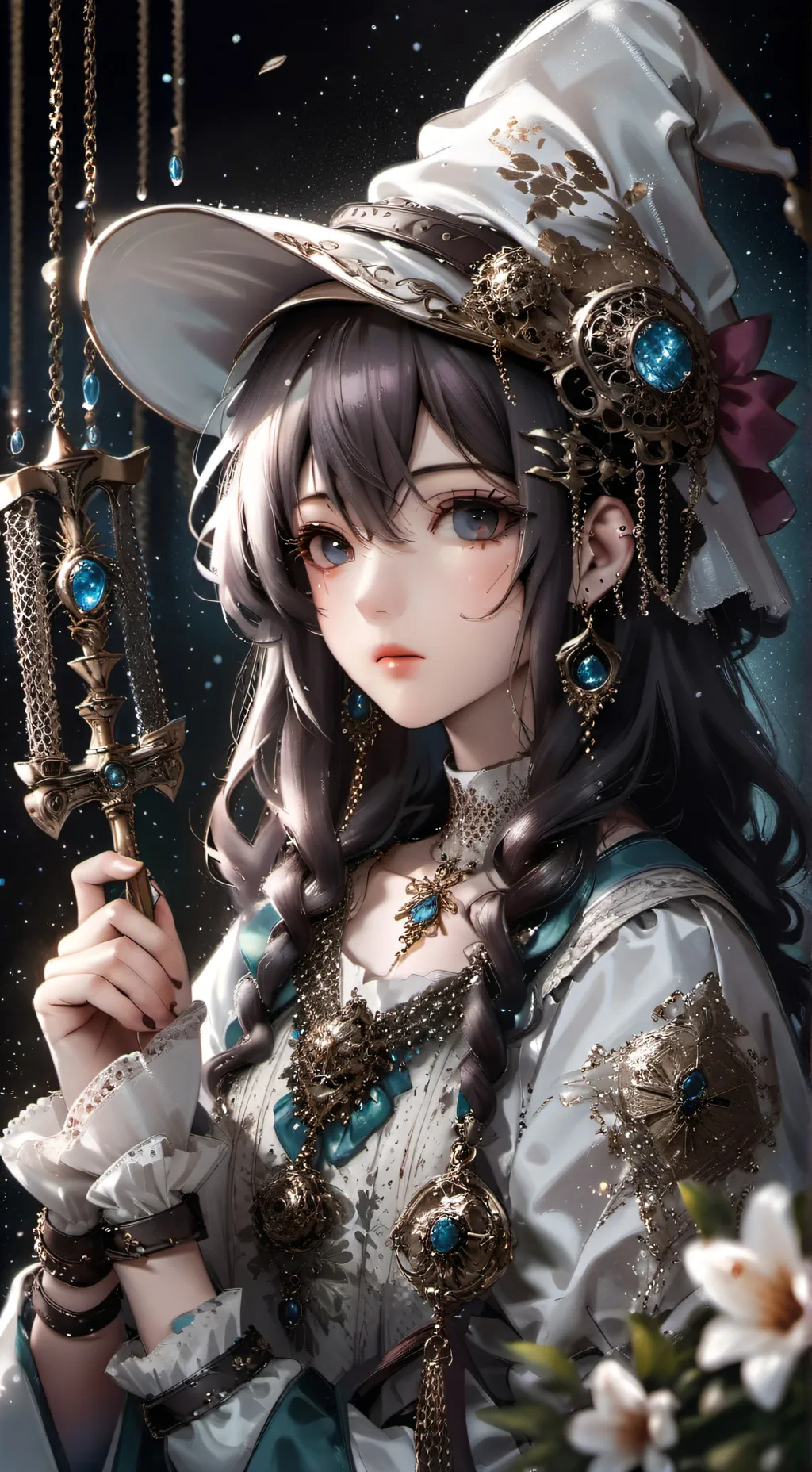 ai character: Lily eclipse  background