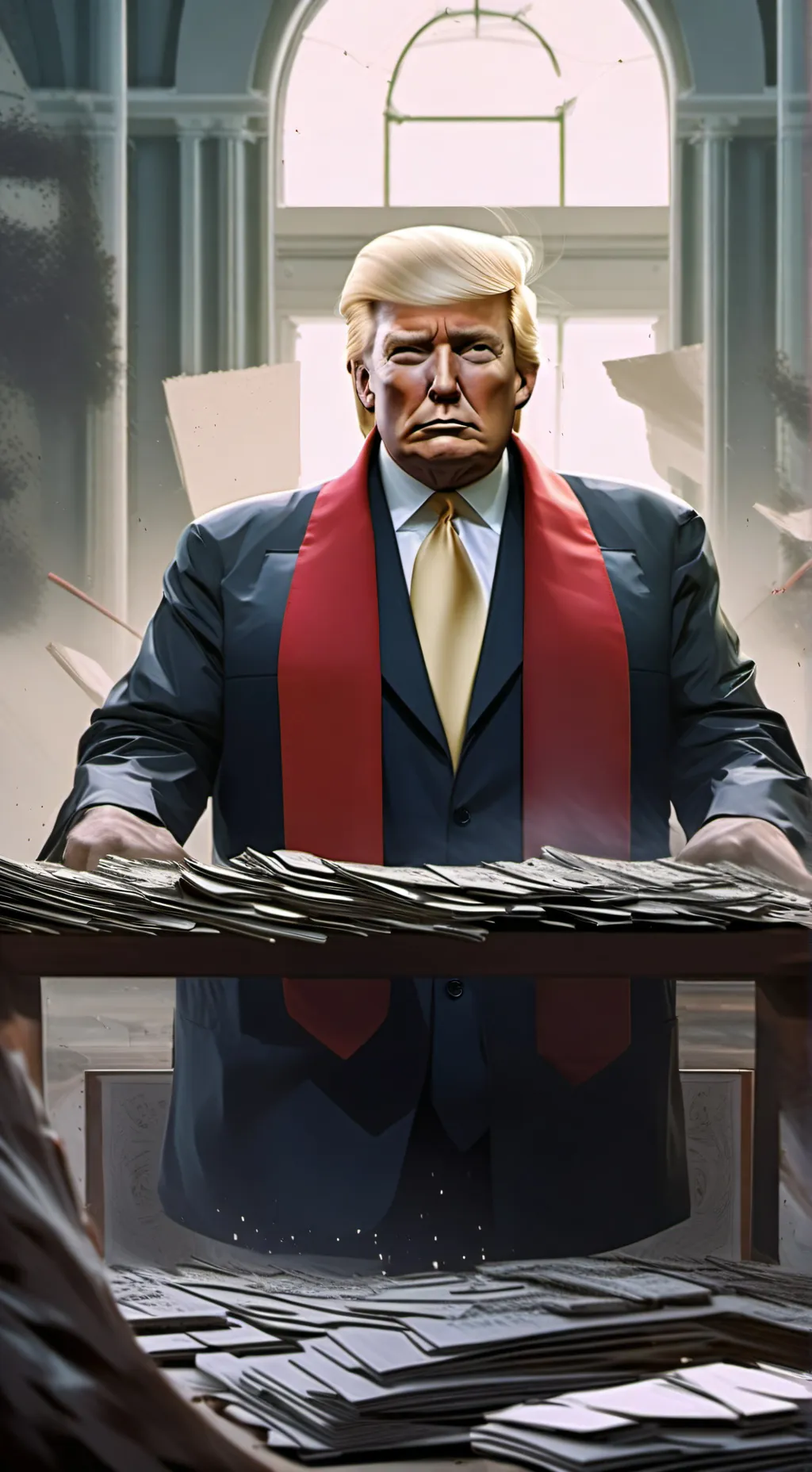 ai character: Donald Trump background