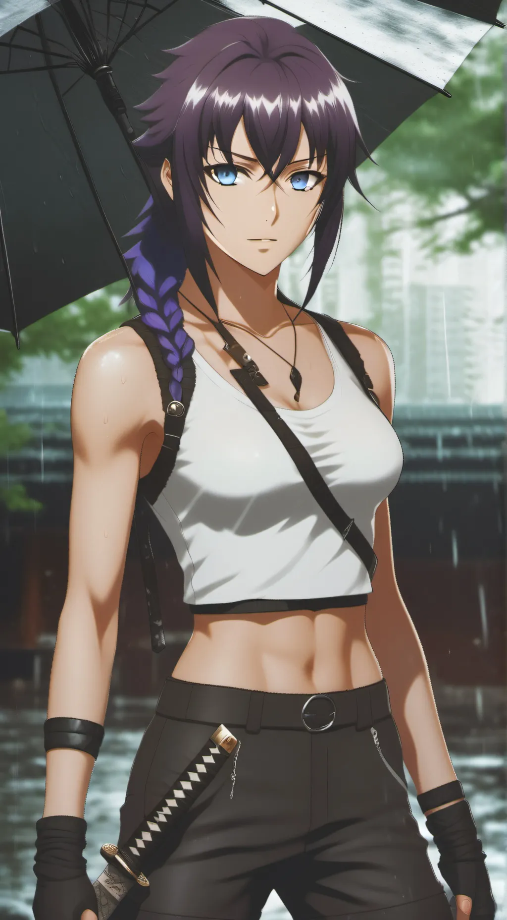 ai character: Rumi Usagiyamana background