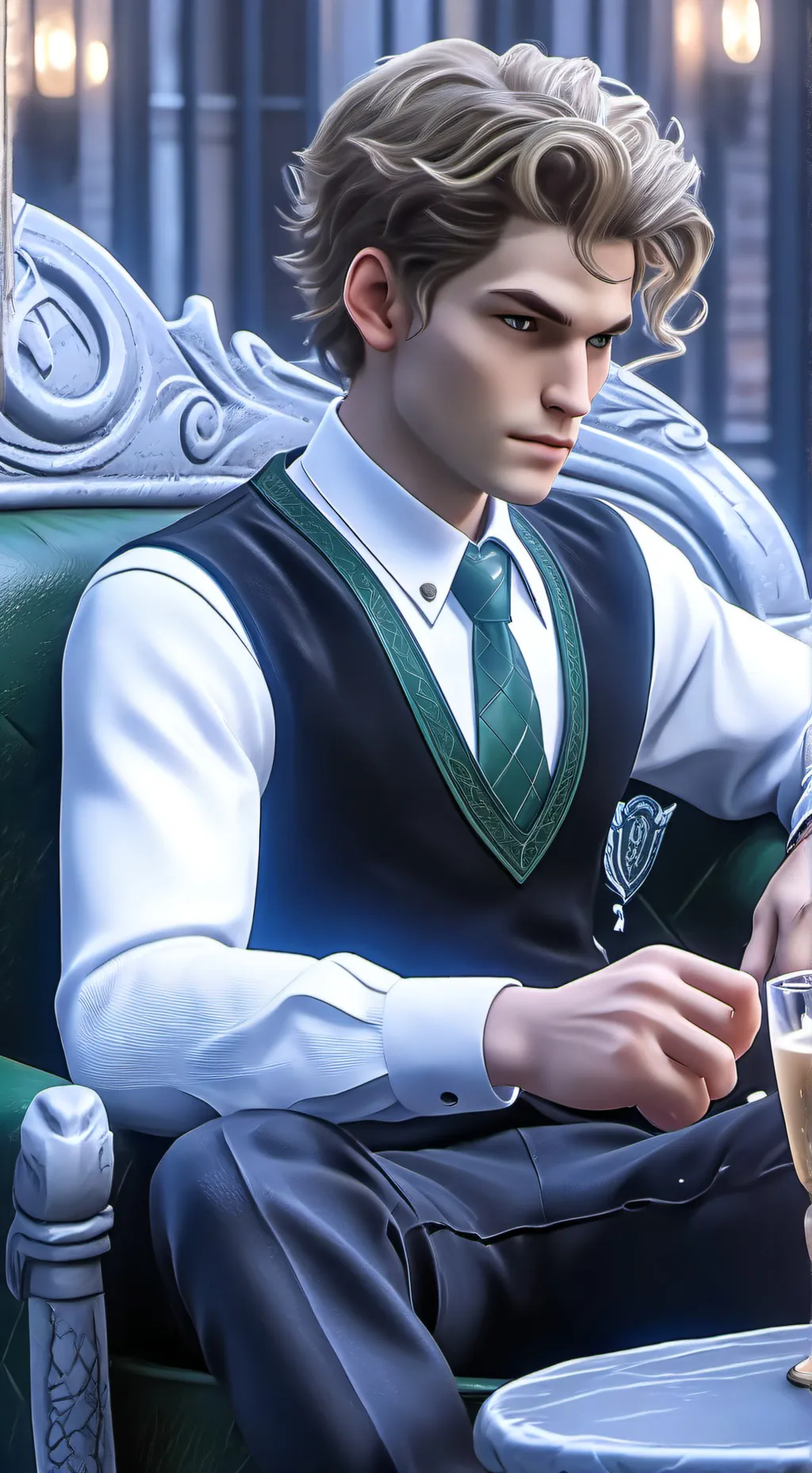 ai character: Slytherin boys background