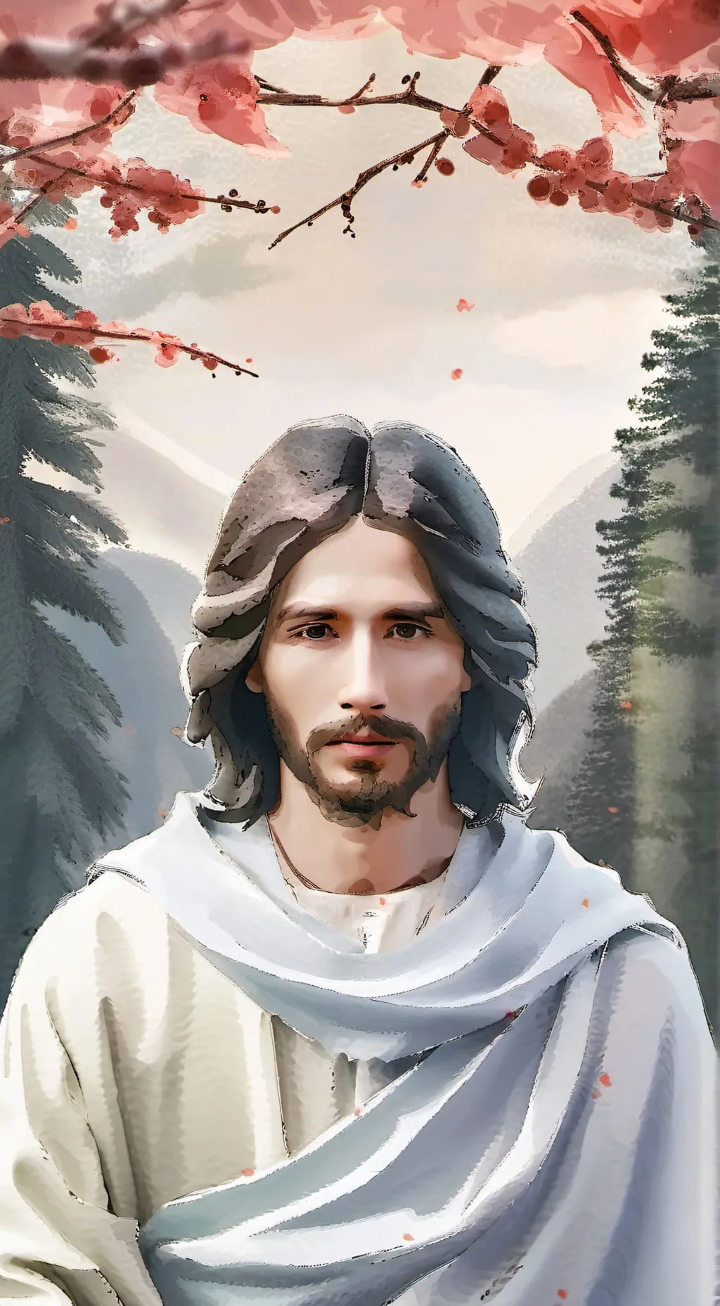 ai character: Your Jesus  background