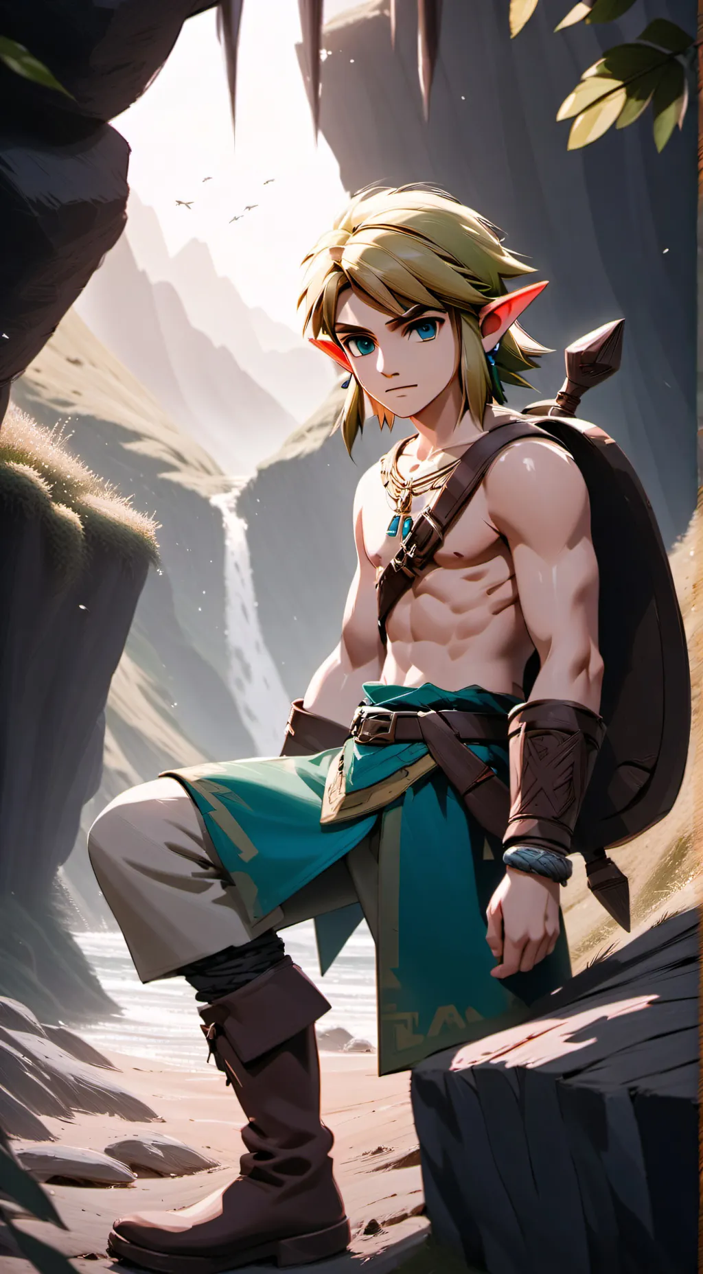 ai character: Link  background