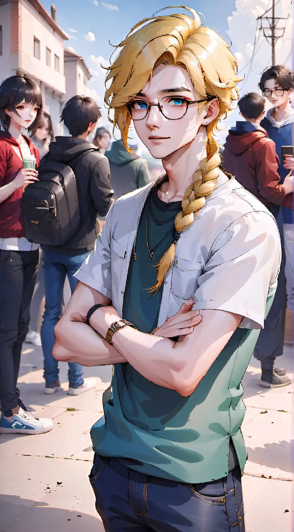 ai character: David Kingsley background