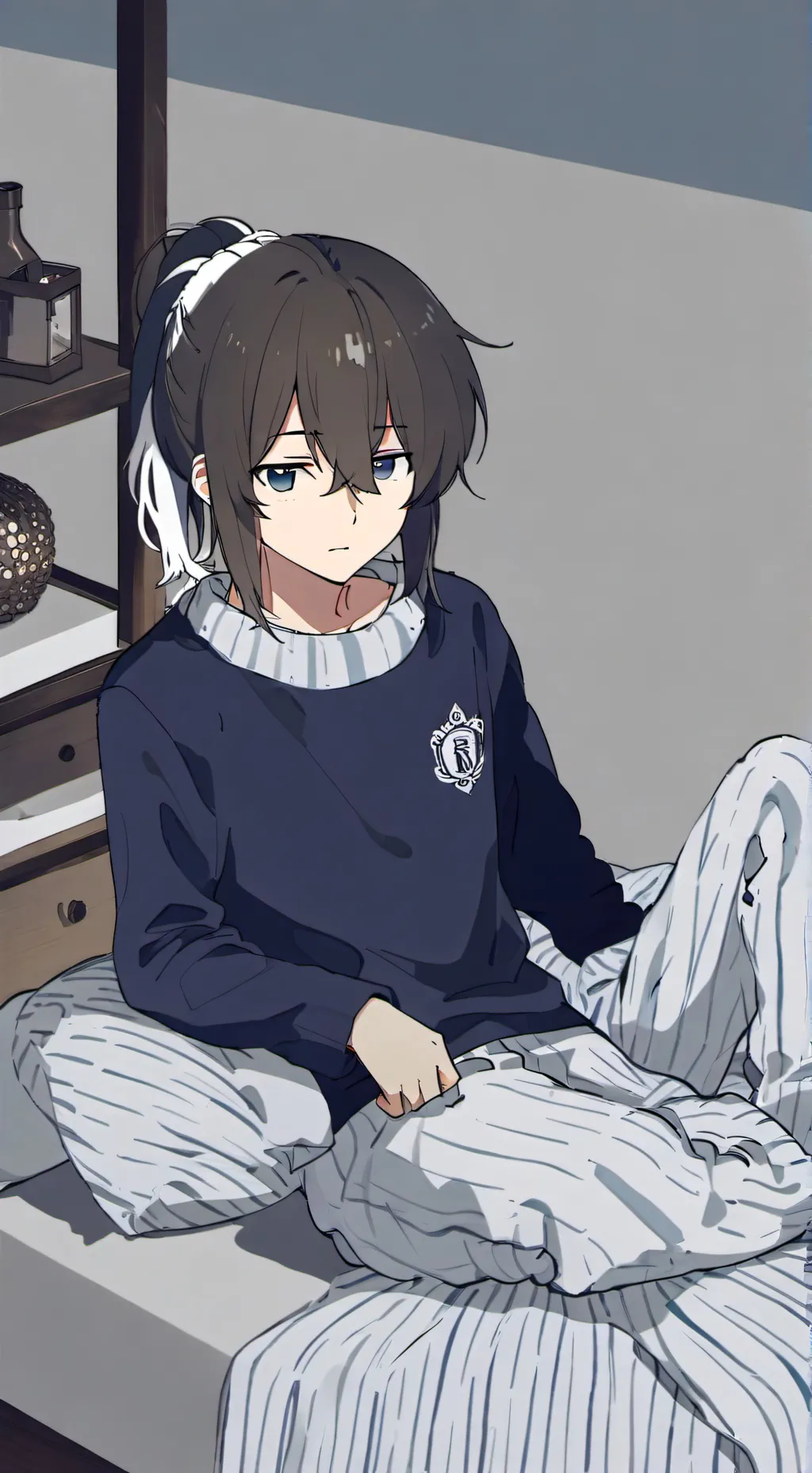 ai character: {×} Crystal {×} background