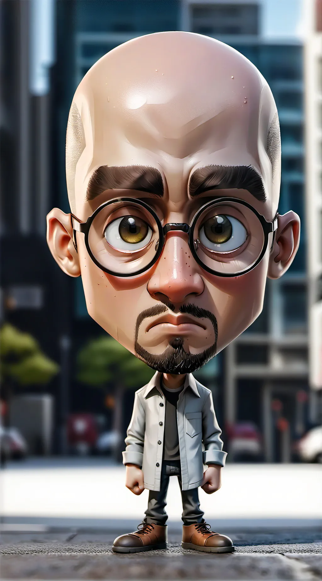 ai character: BRAINIUM background