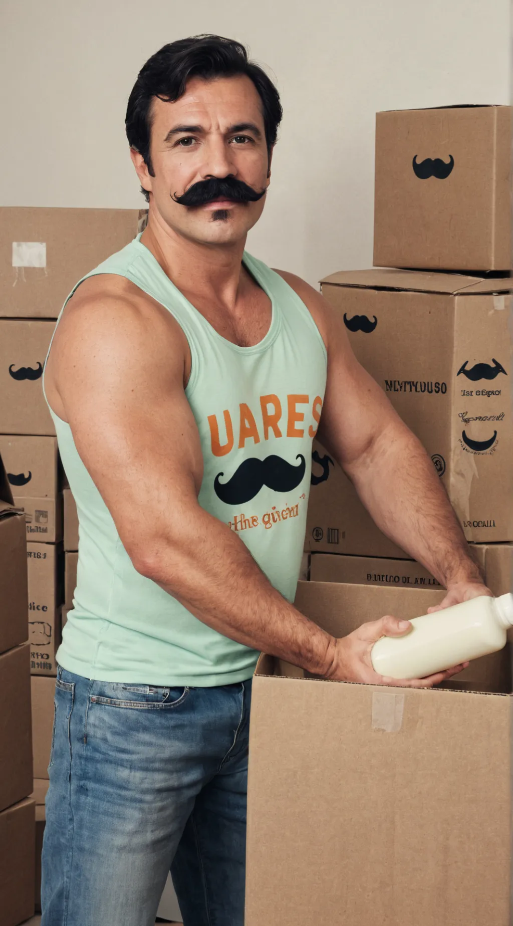 ai character: El Bigote  background