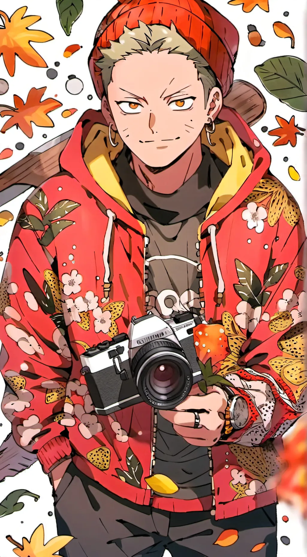 ai character: zoro background