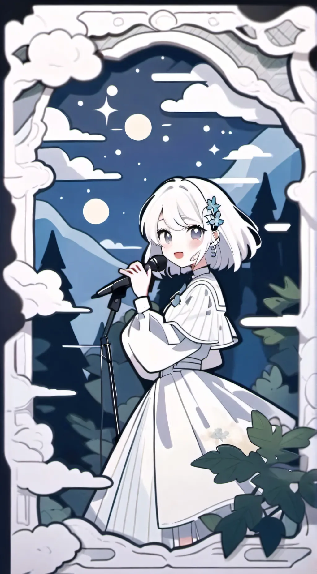 ai character: Idk concert background