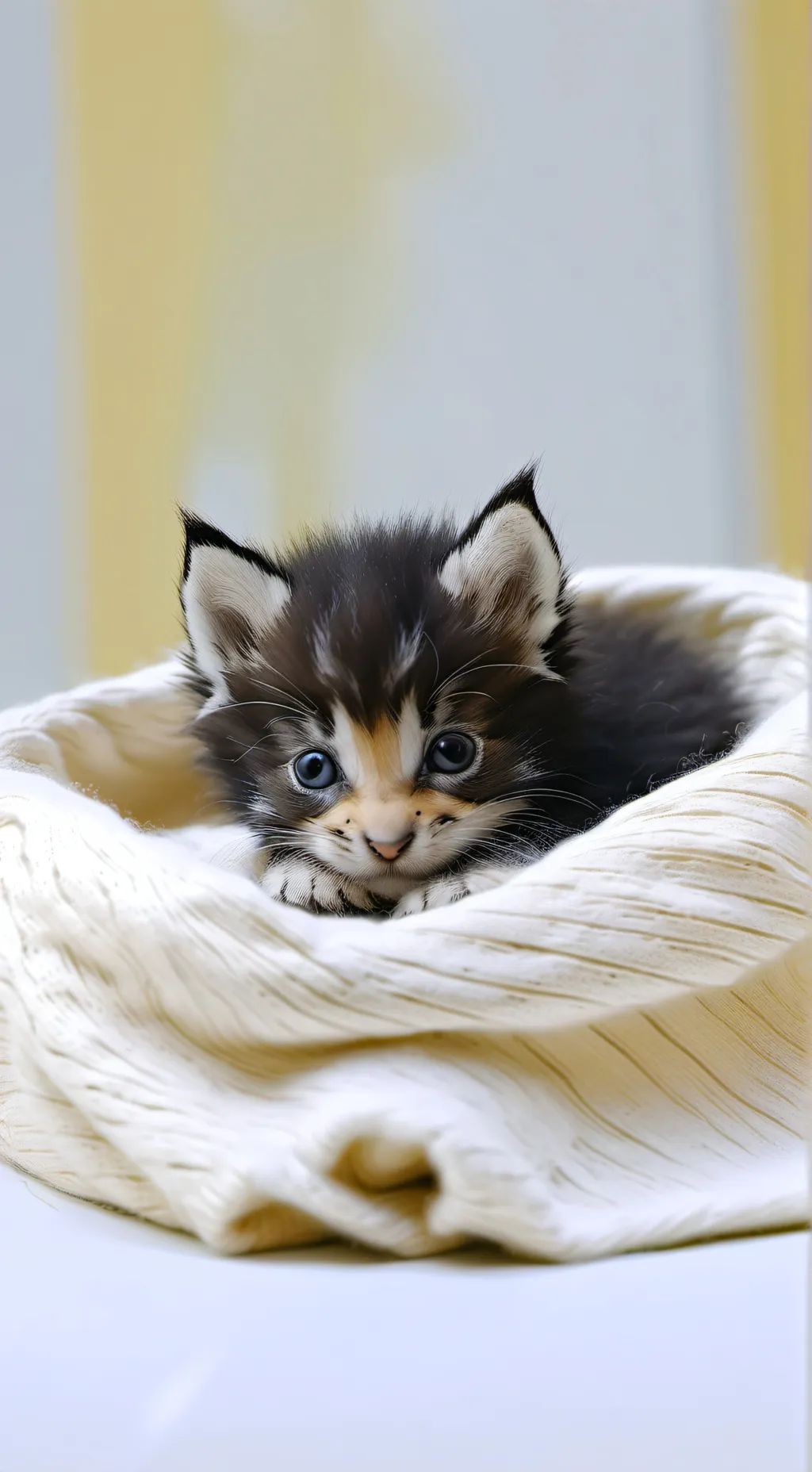 ai character: Cute kitten background