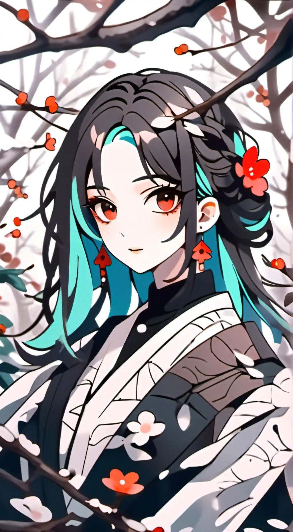 ai character: Ashley  background