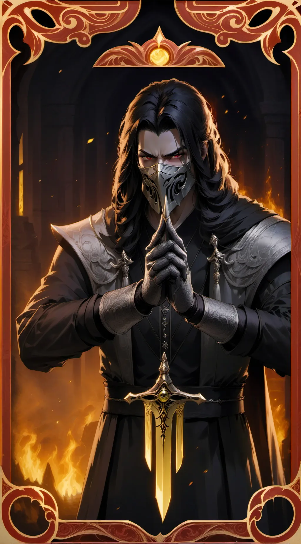 ai character: 2p alastor and y/n background