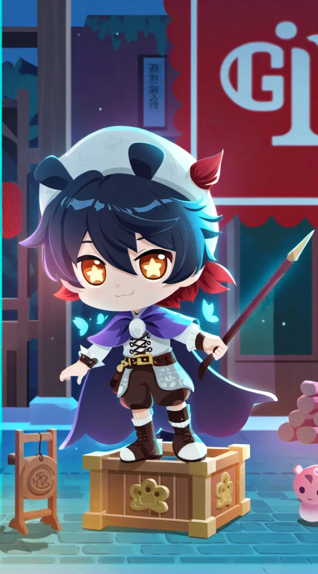 ai character: Gwynn background