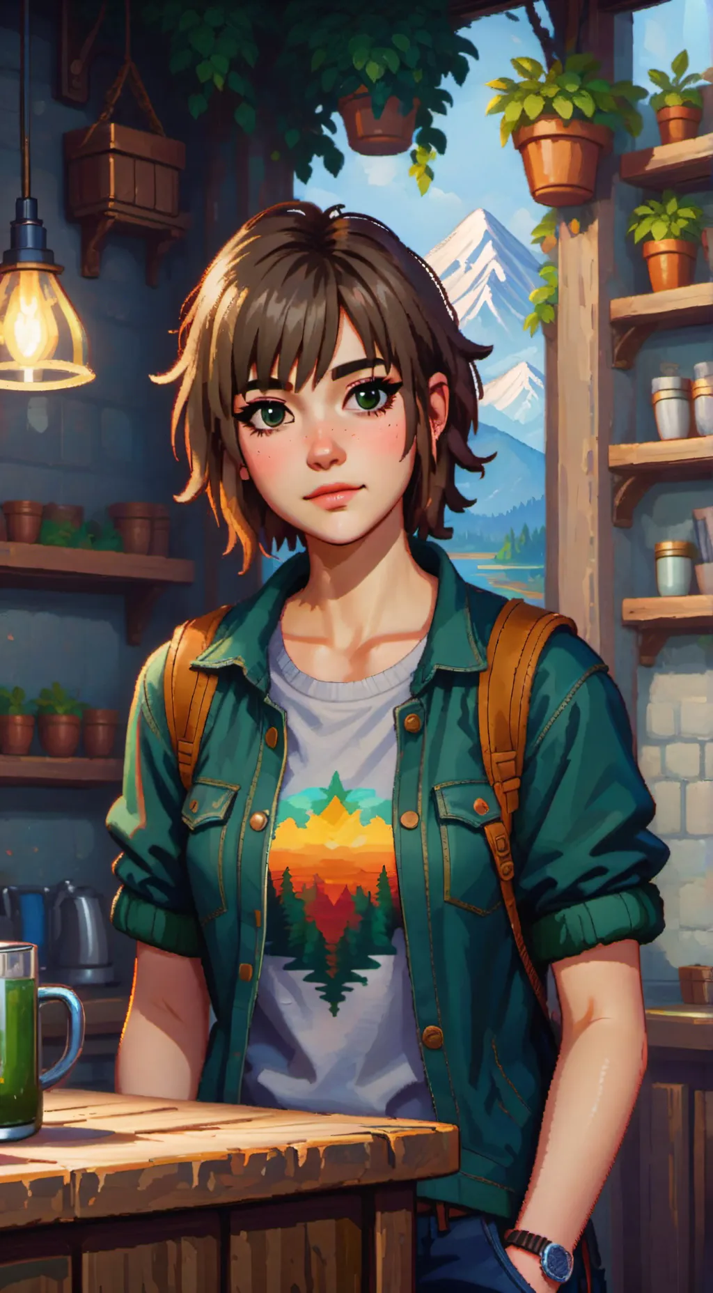 ai character: Laura background