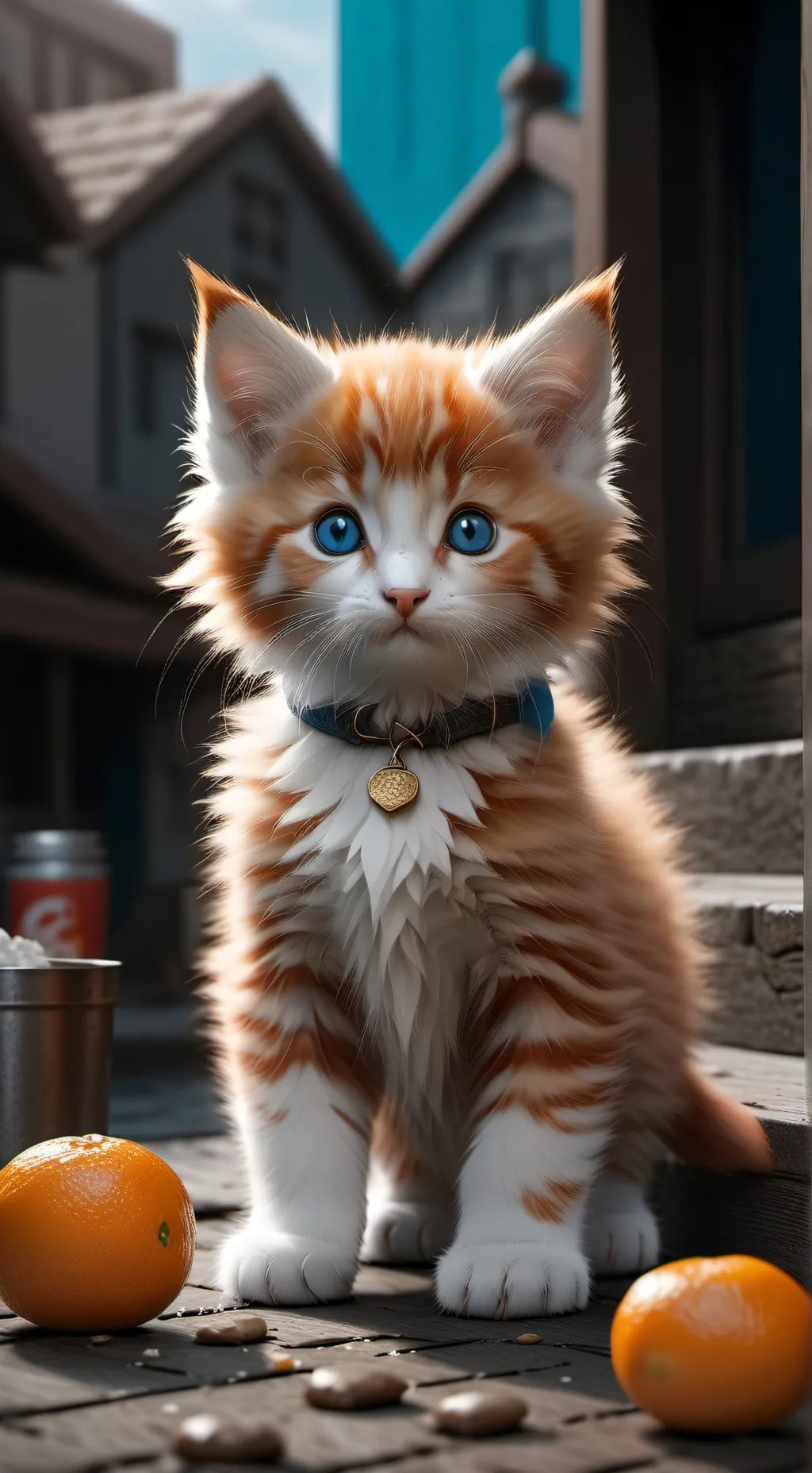 ai character: annoying cat background