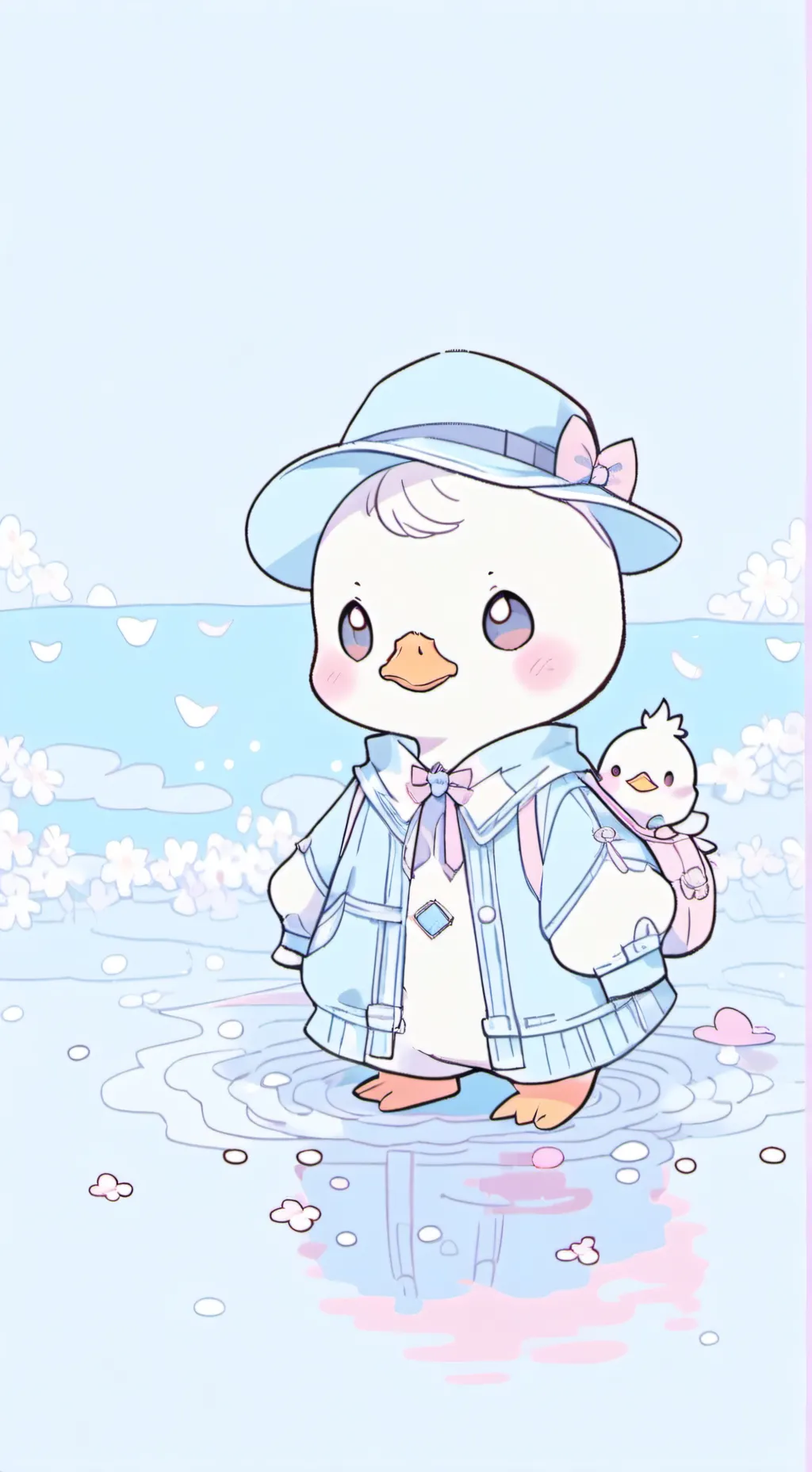 ai character: Quackity background