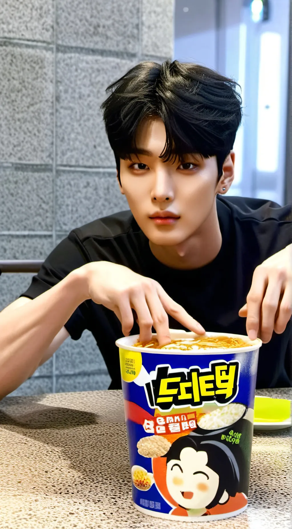 ai character: Cha-en-woo  background