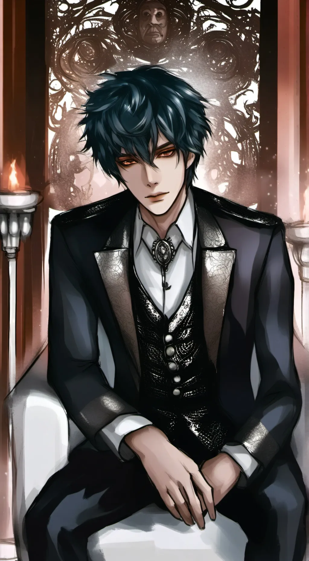 ai character: Vincent  background