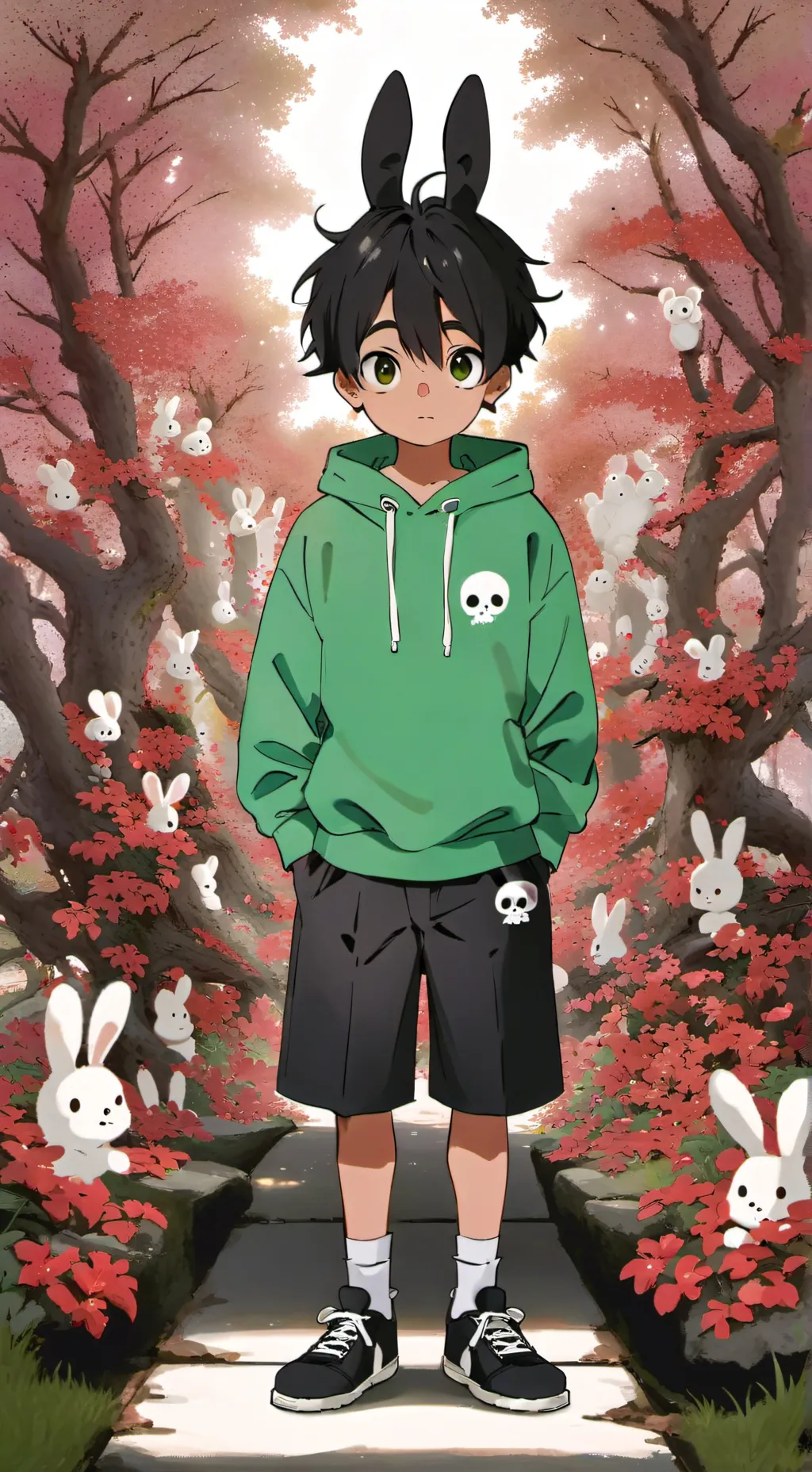 ai character: corron tail background