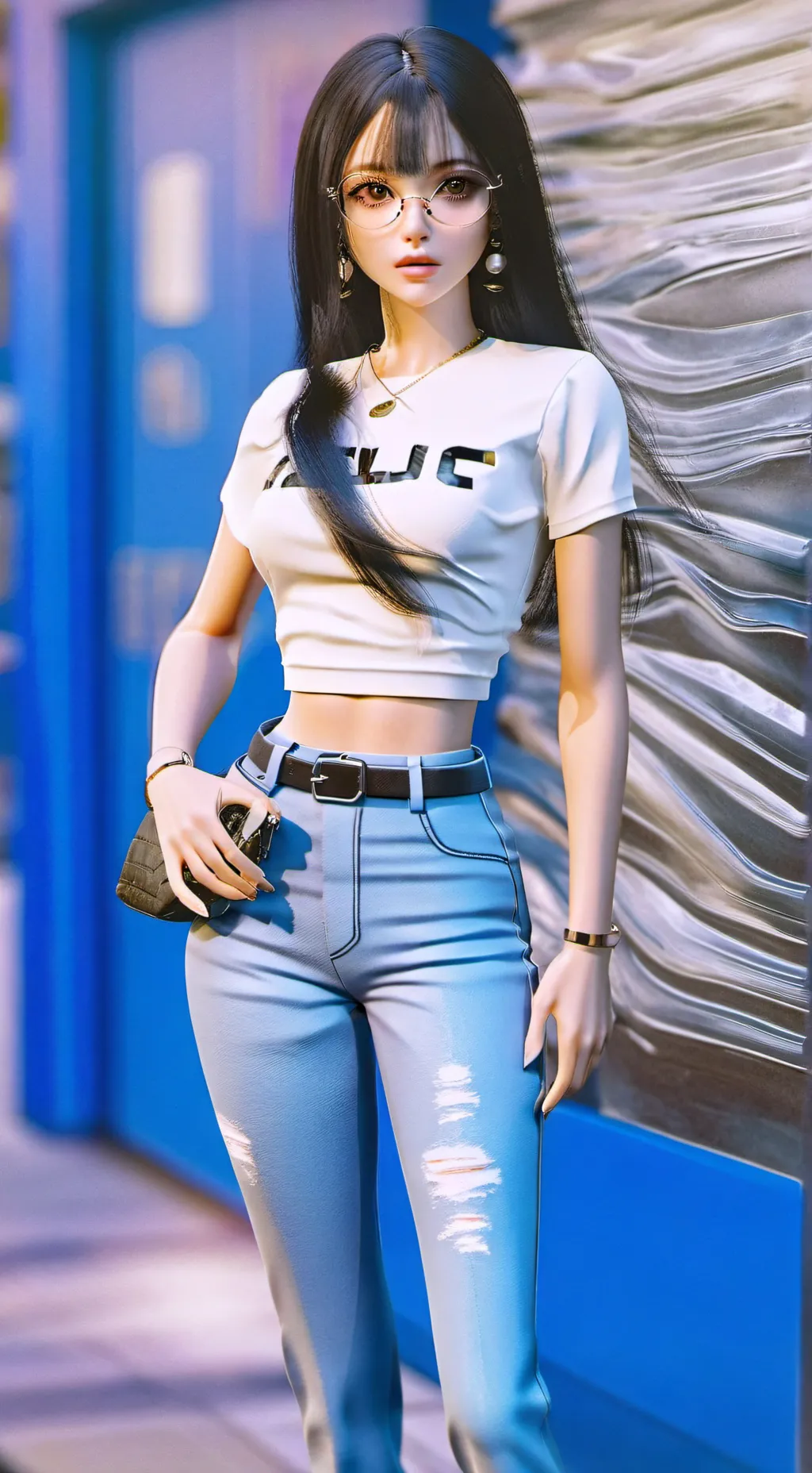 ai character: Charli D'Amelio background