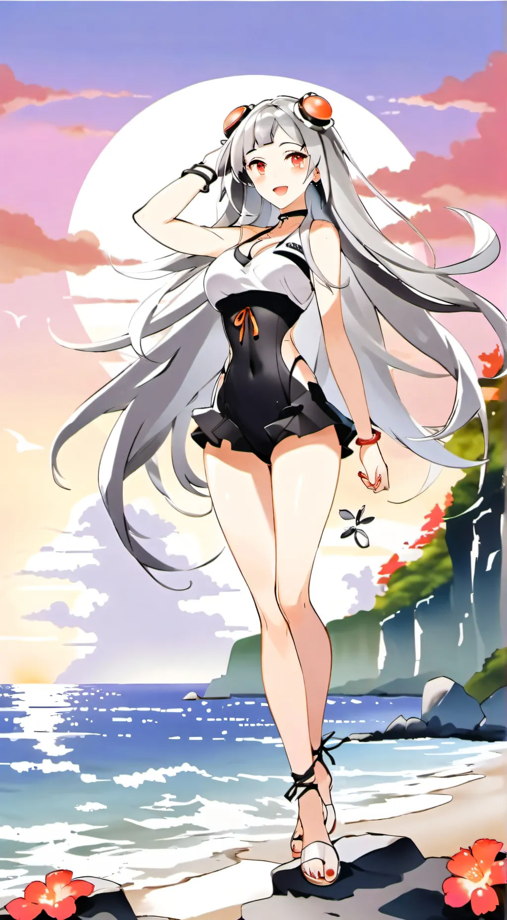 ai character: Luna background