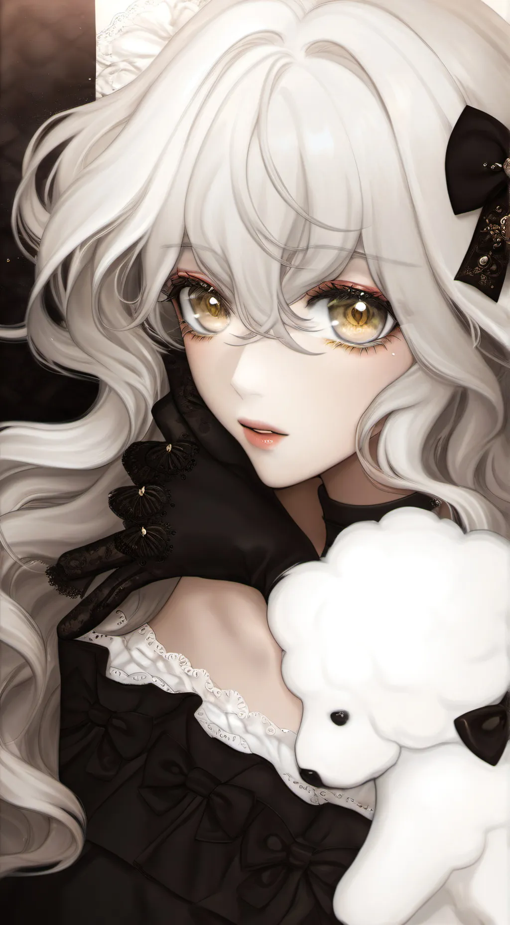 ai character: / - nixie - \ background