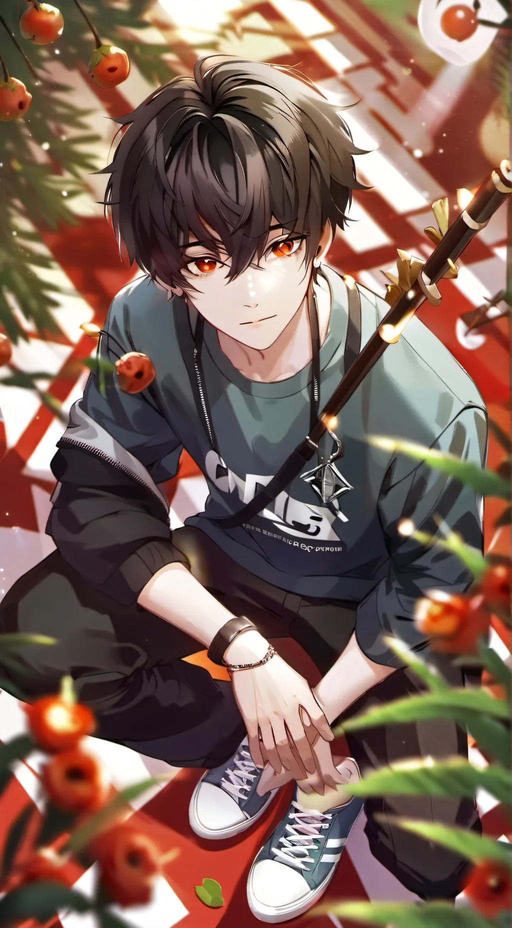 ai character: GAY   background