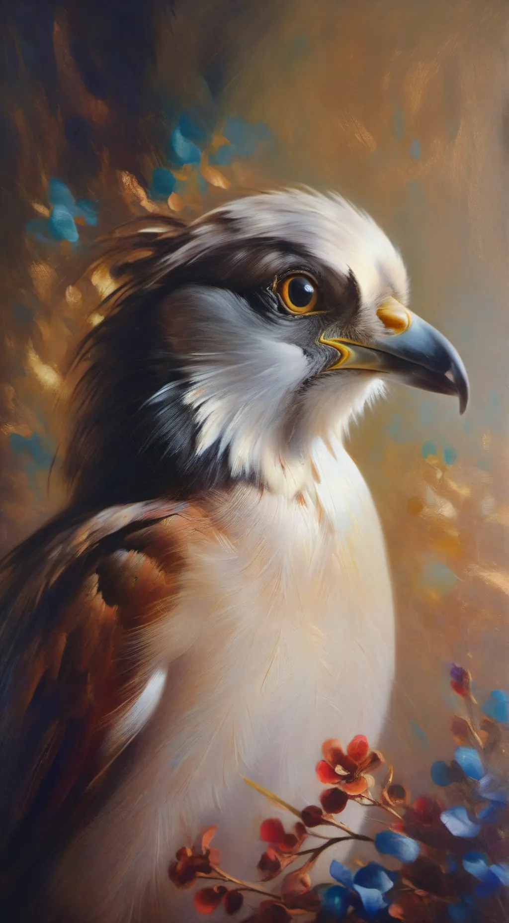 ai character: conte até 32 background