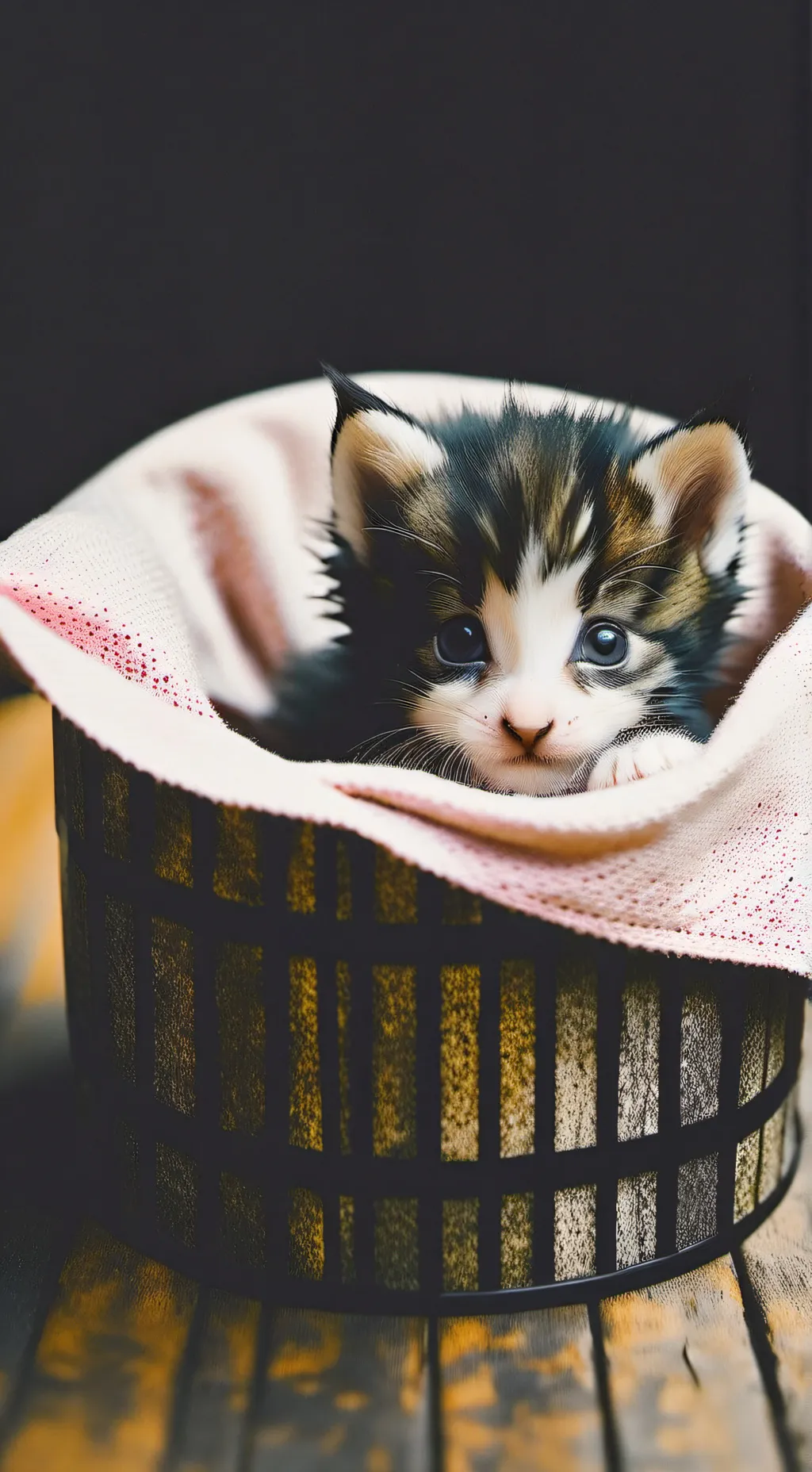 ai character: kitten background