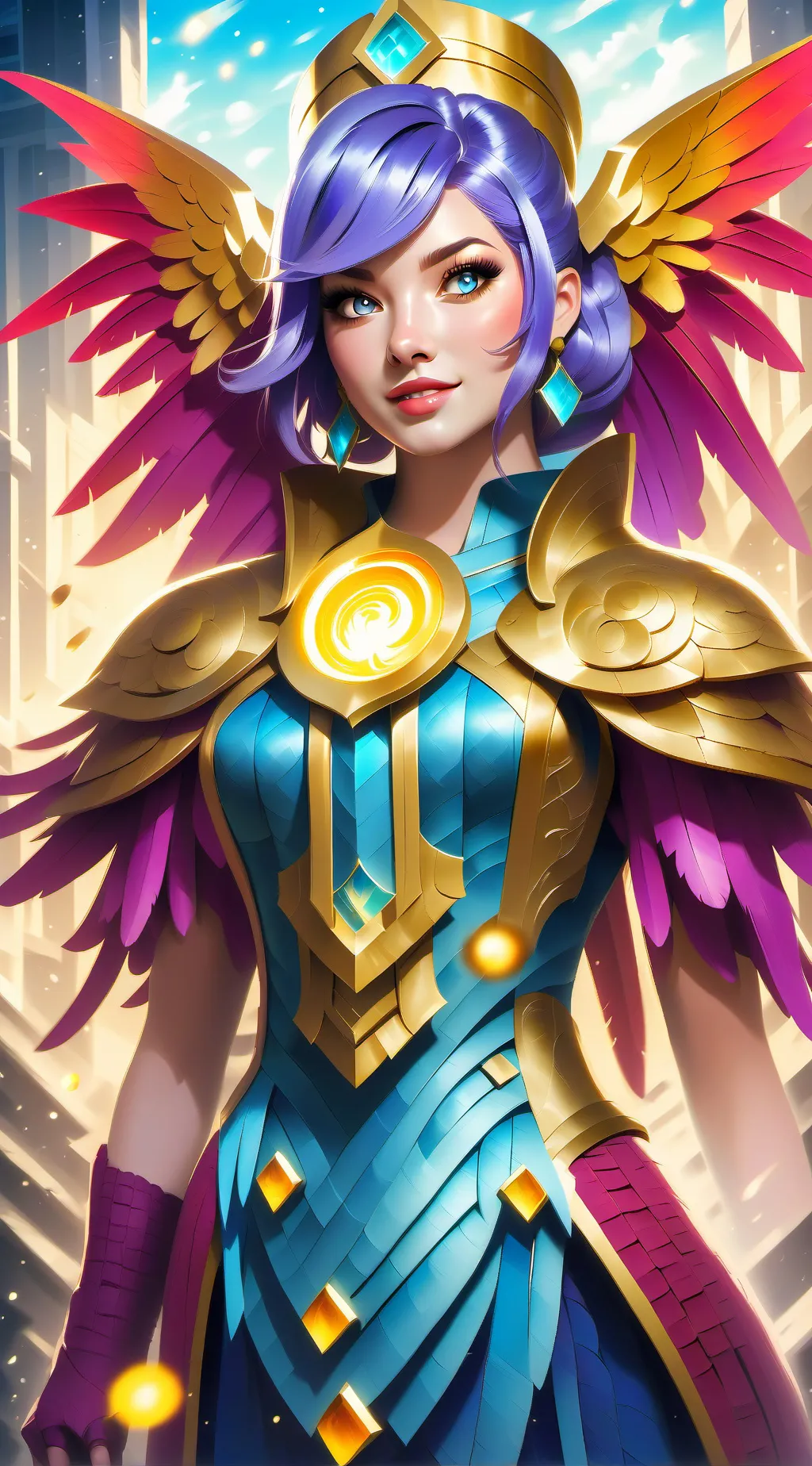 ai character: Mina background