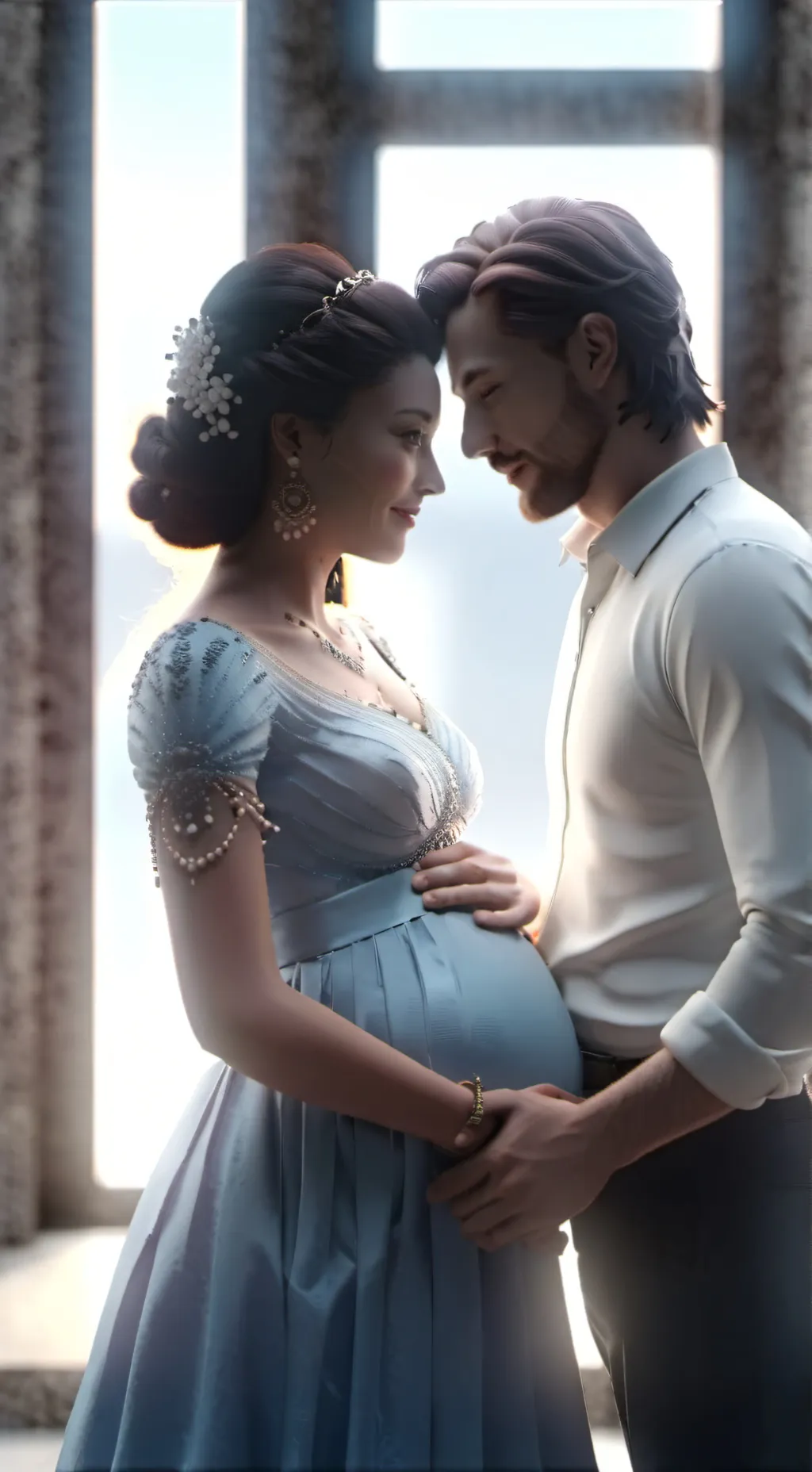 ai character: Mom and dad￼ background