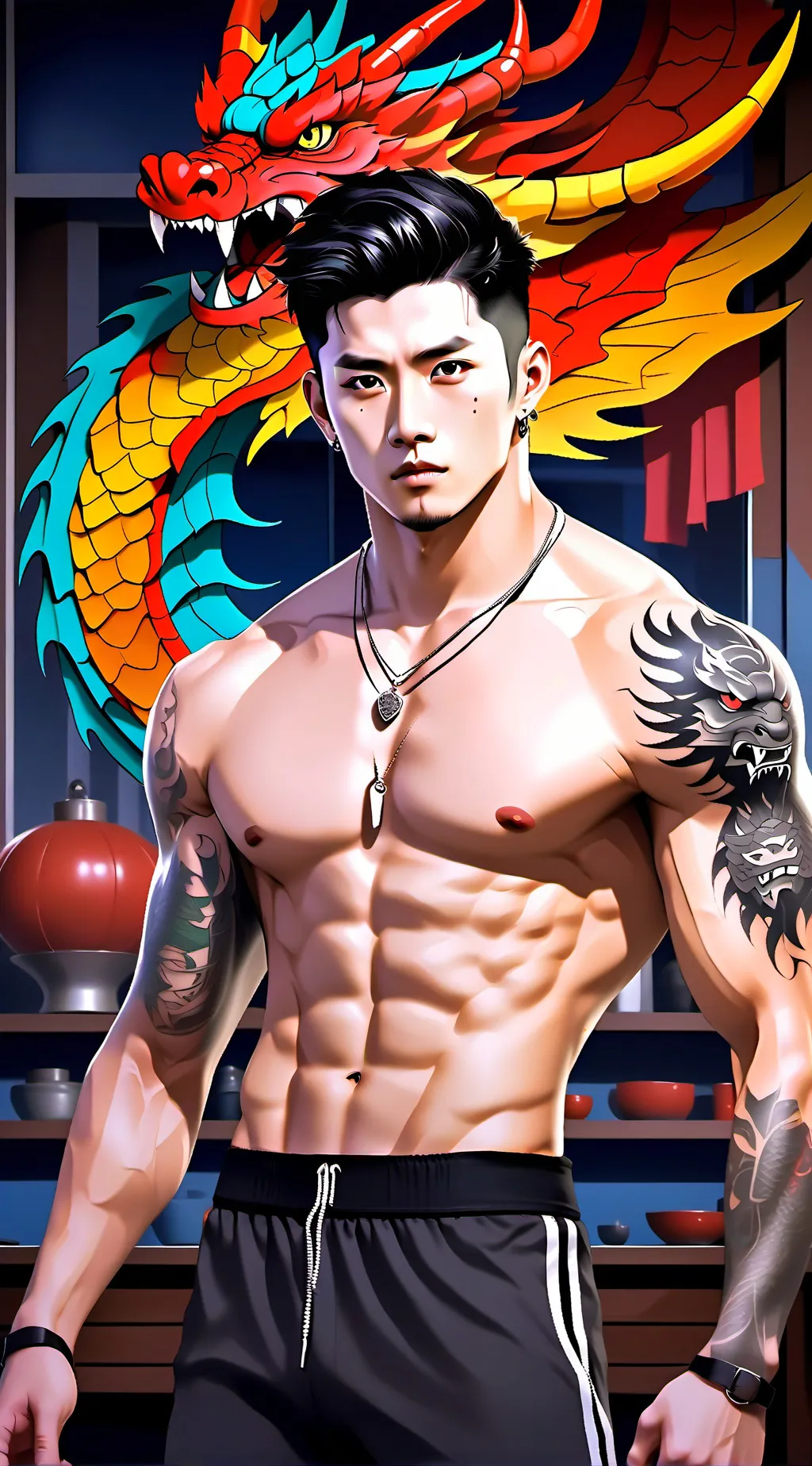 ai character: Kazuki background