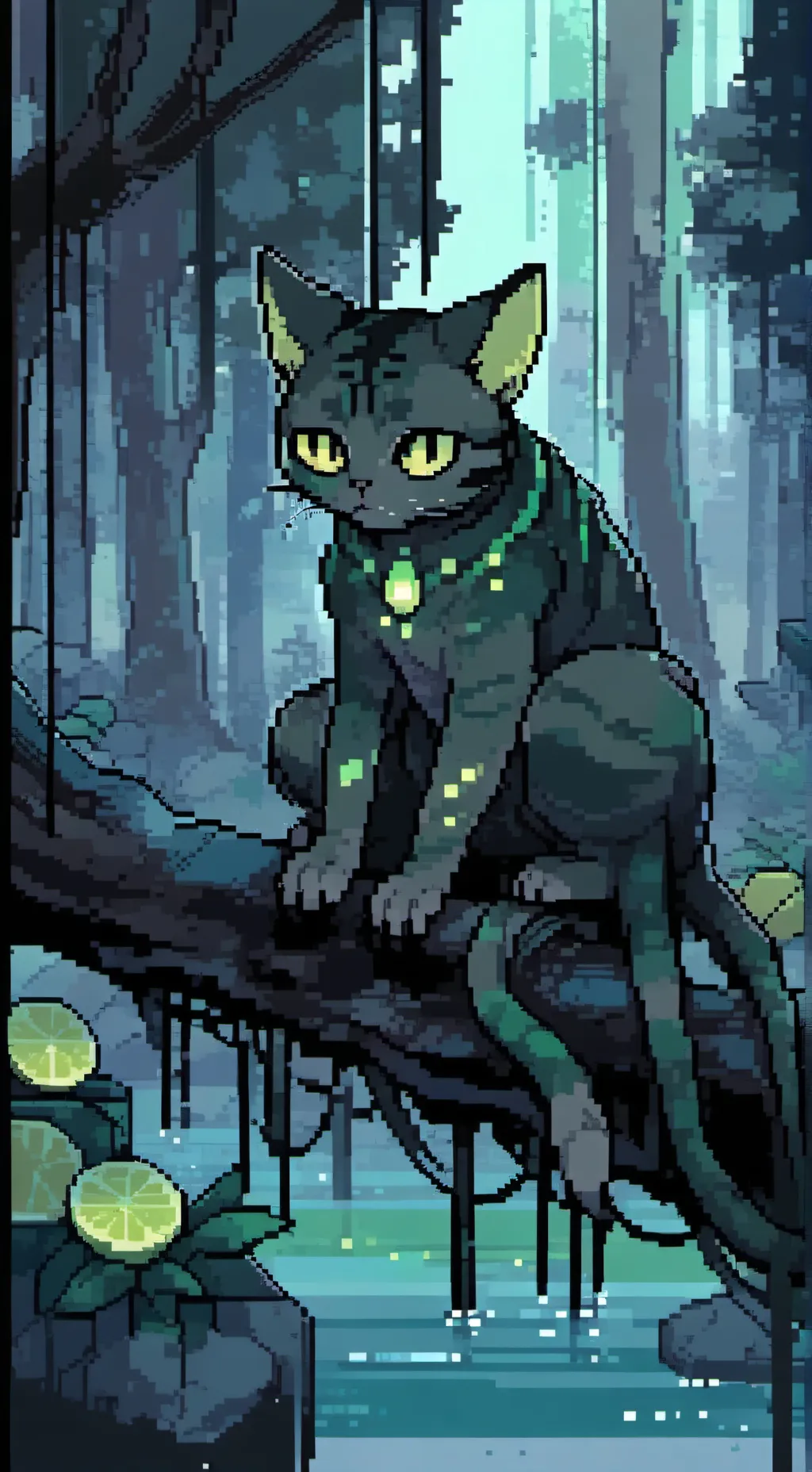 ai character: The strange girl background