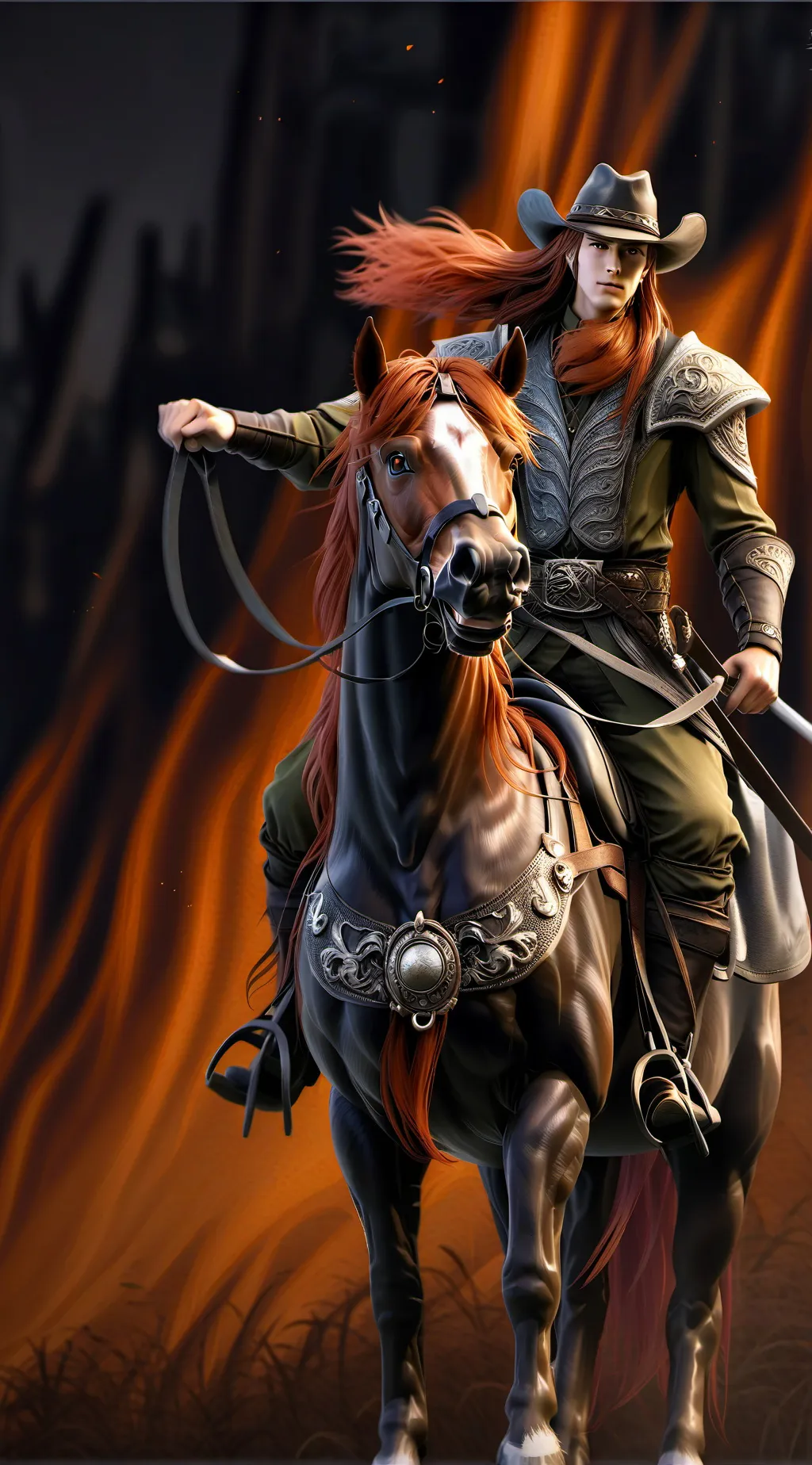 ai character: Rustle  background