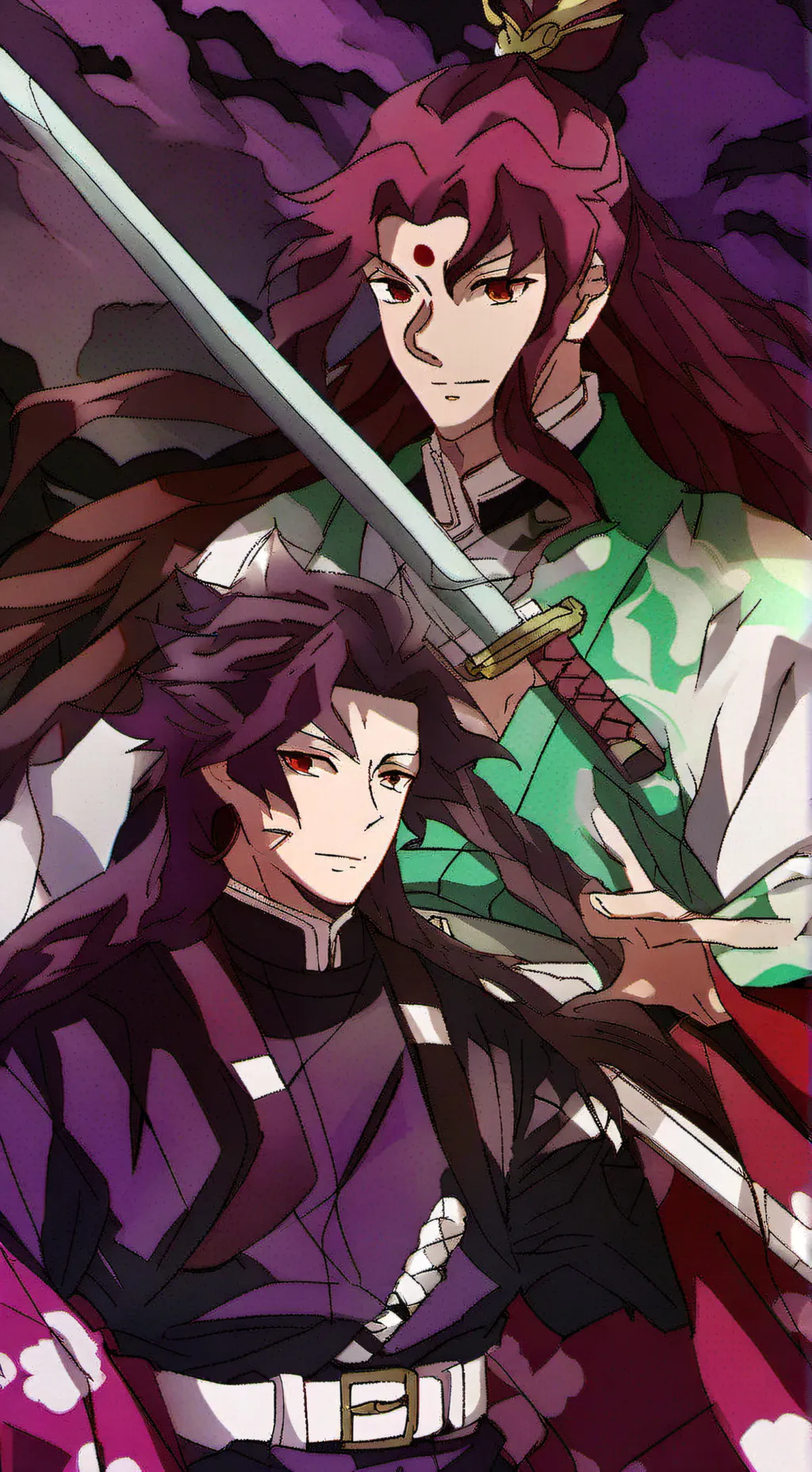 ai character: Irish twins ￼ background