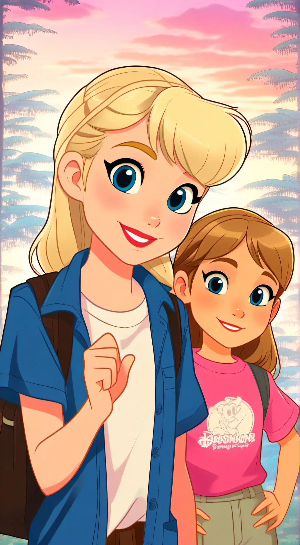 ai character: Miranda  background