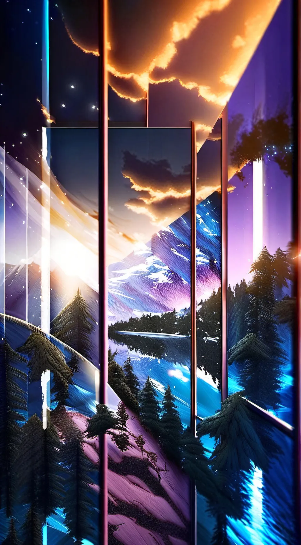 ai character: in the world  background