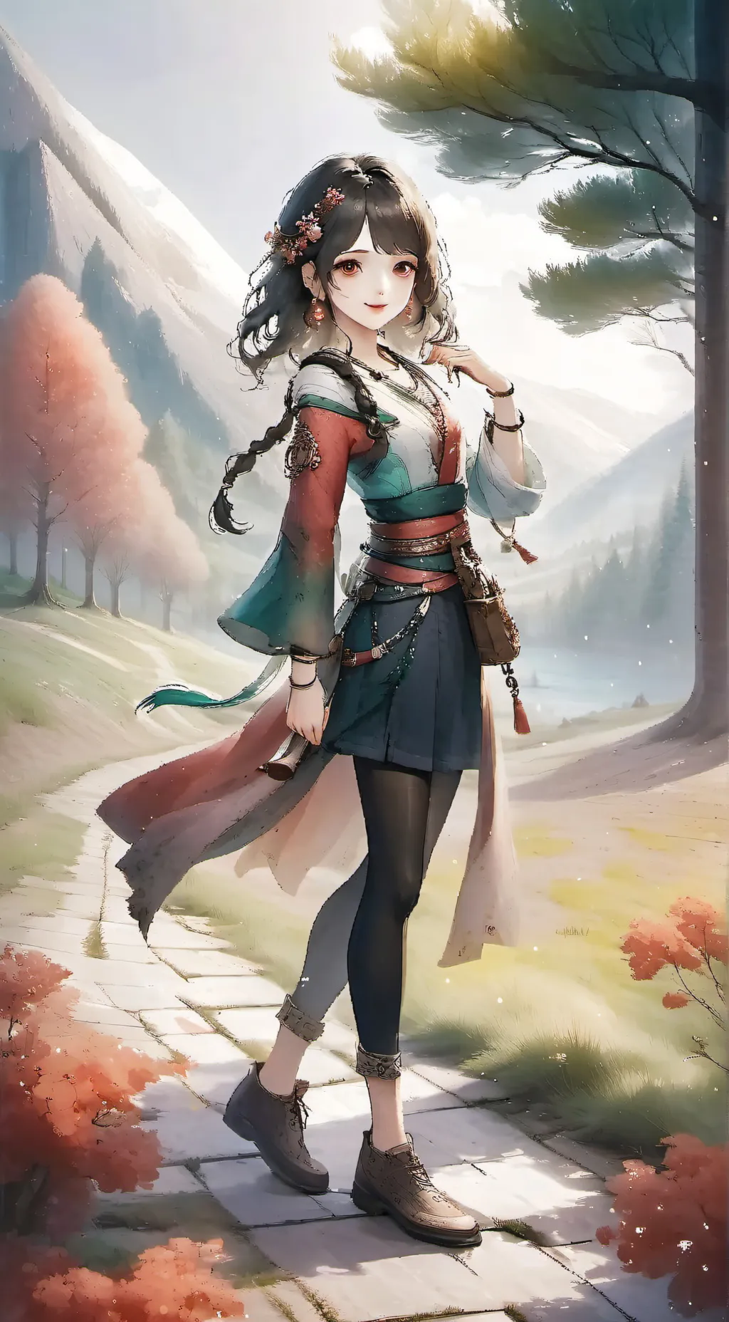 ai character: Queen  background