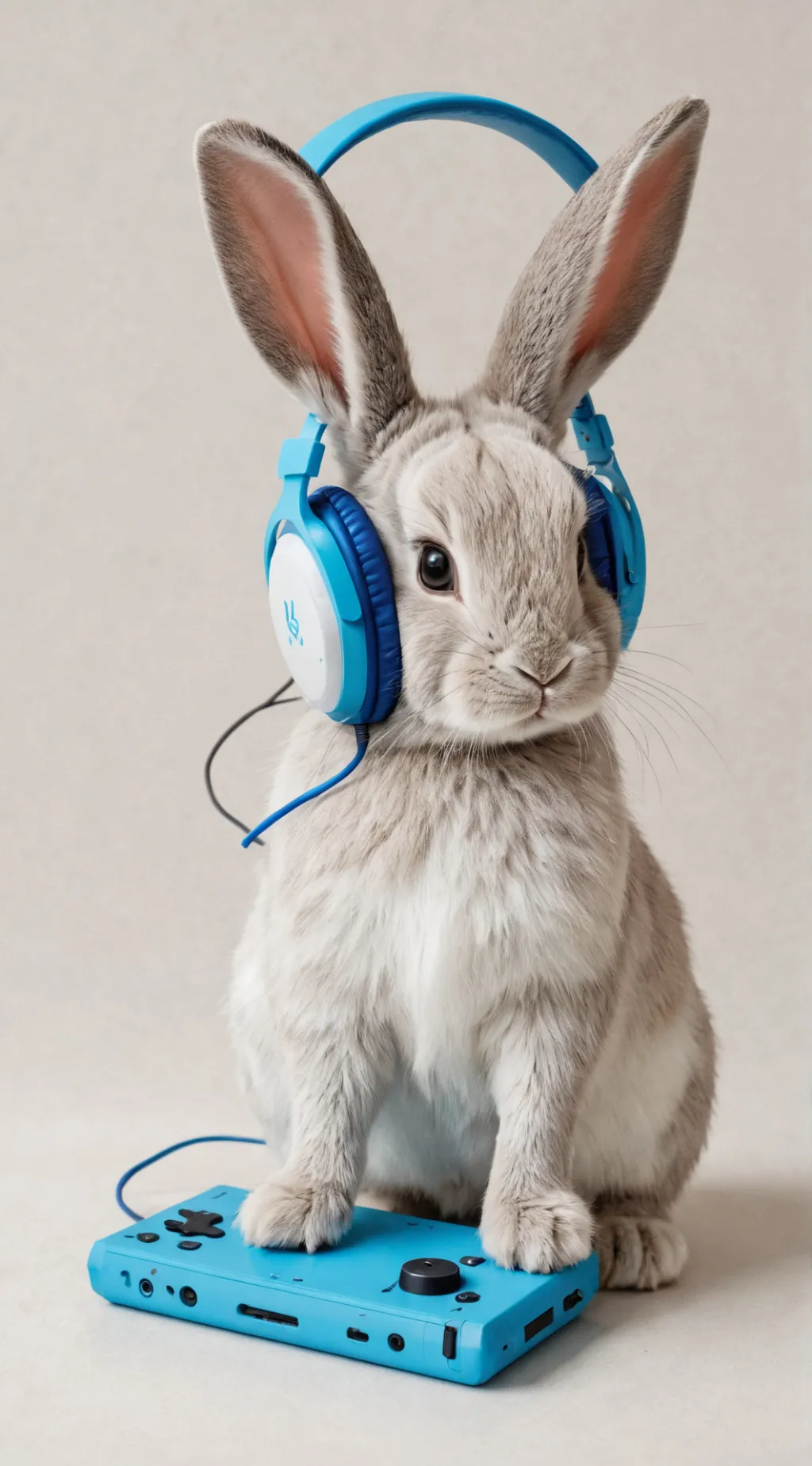 ai character: gaming bunny background