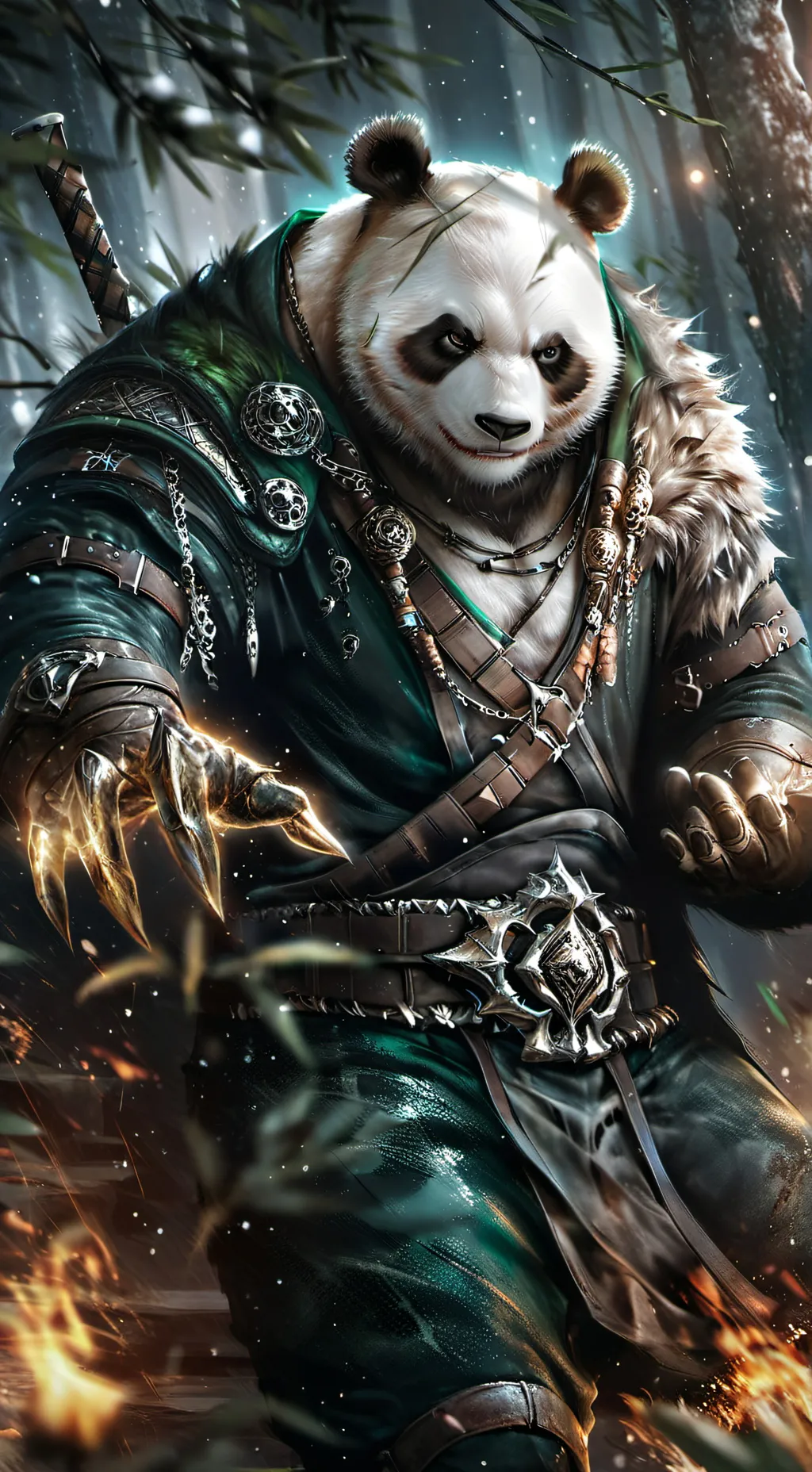 ai character: Pandy background